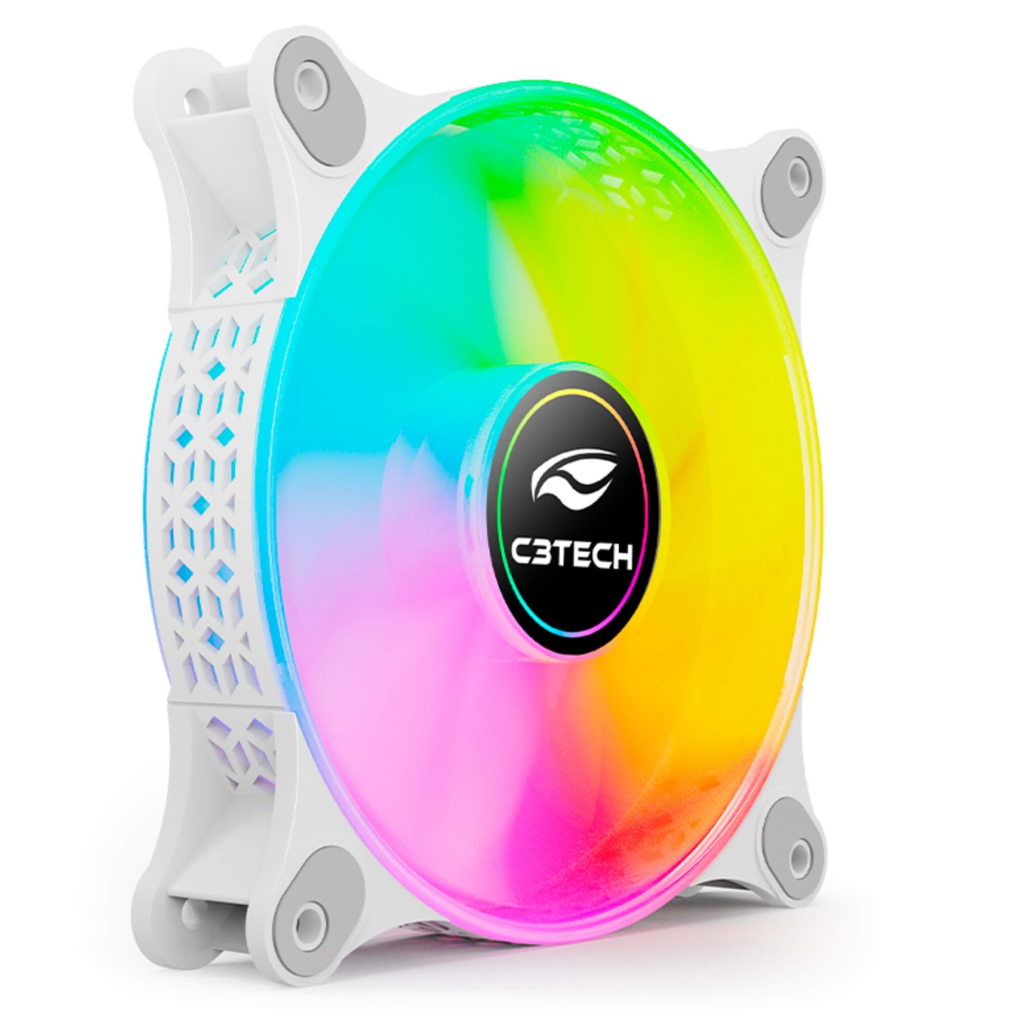 Cooler Fan F9-L160WH Branco RGB 12cm C3 TECH - 408230800400