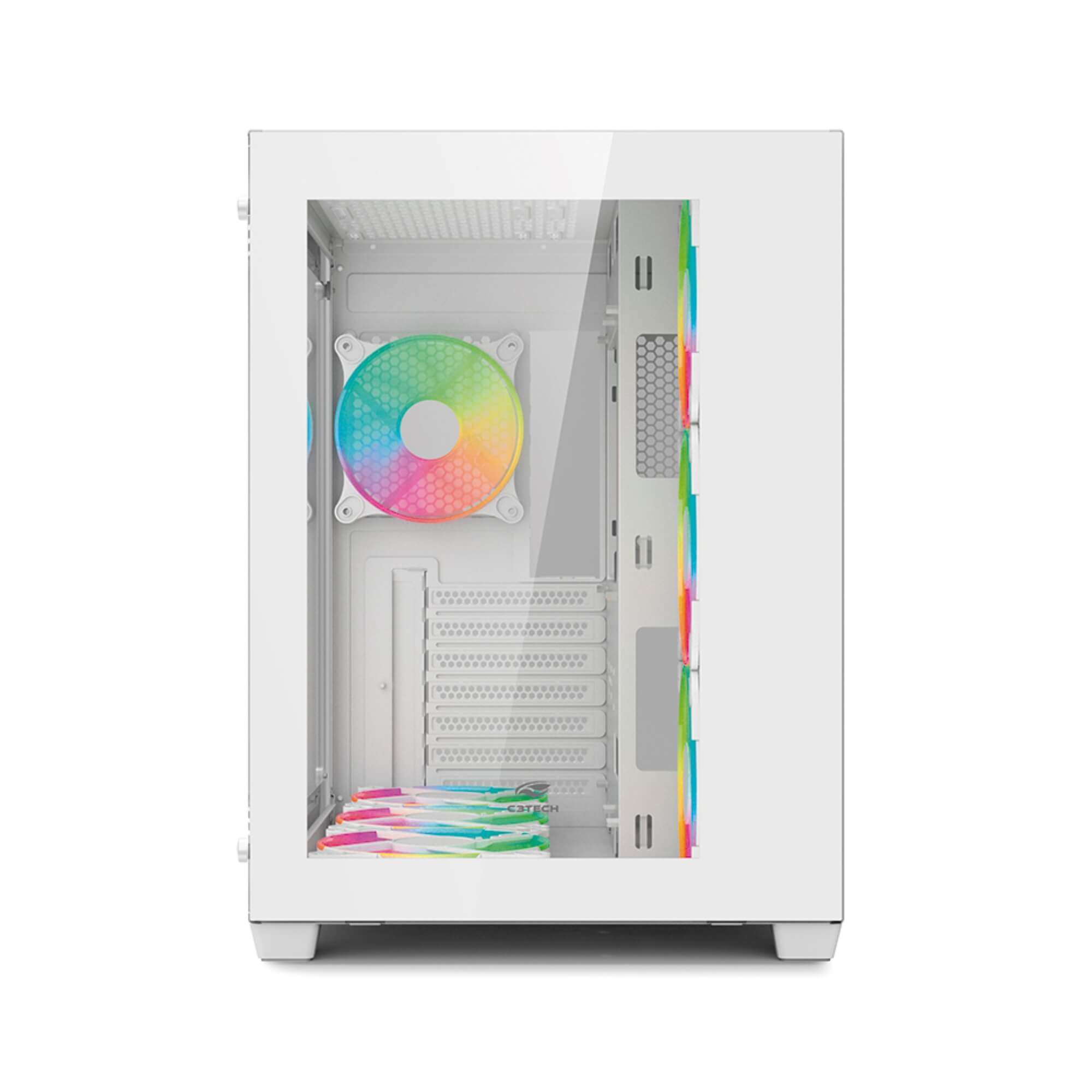 Gabinete Aquarius MT-G910WH Sem Fonte C3 Tech Gaming - 401030590400
