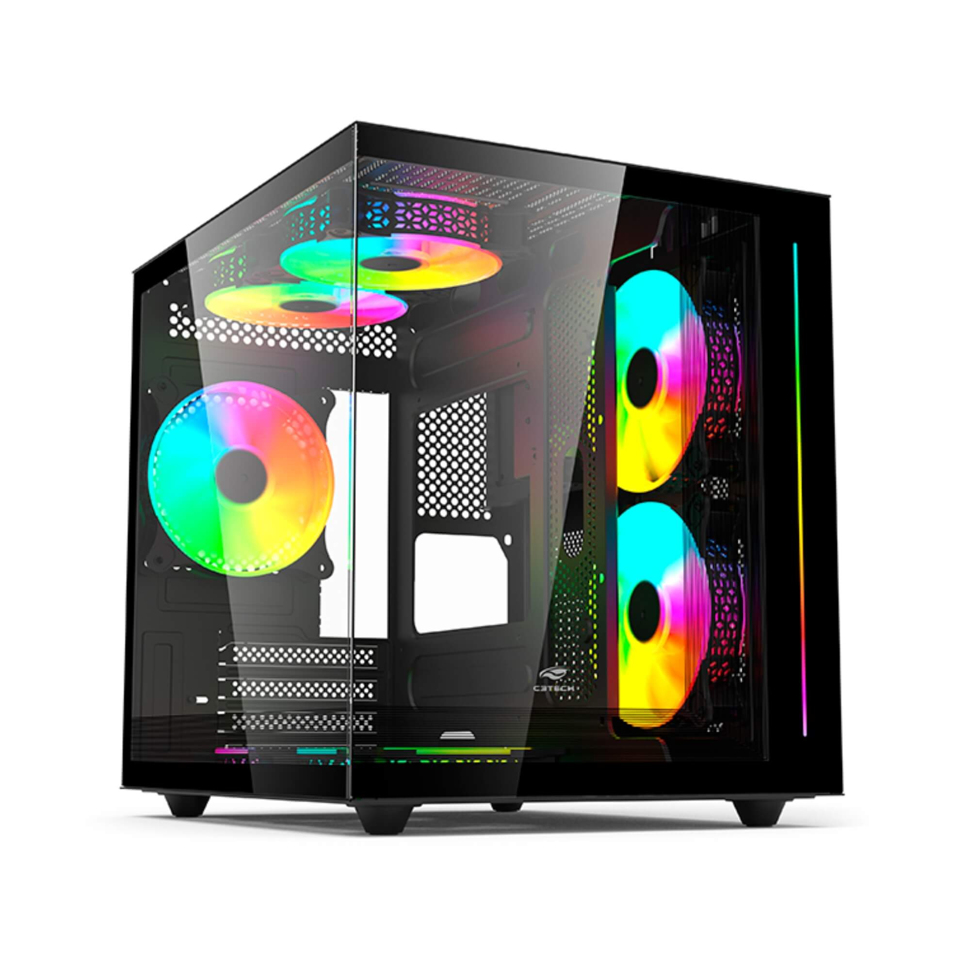 Gabinete Aquarius MT-G810BK Sem Fonte C3 Tech Gaming - 301030580100