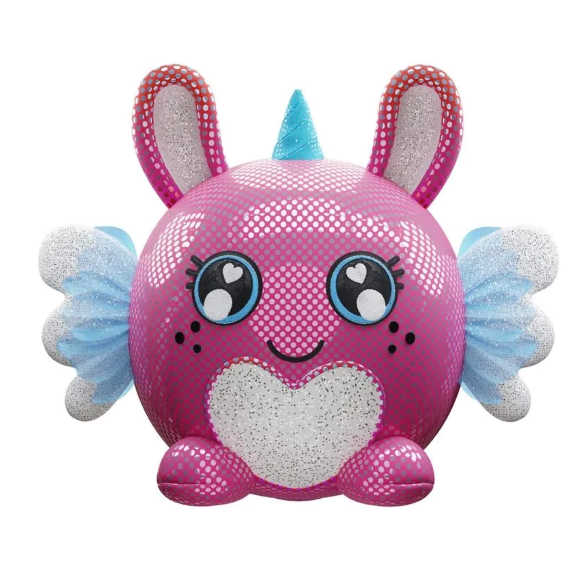 VAR Brinquedo Infantil 1x Pelúcia Biggies Inflável C/ Bomba de Ar  - Multilaser Modelo:Coelho