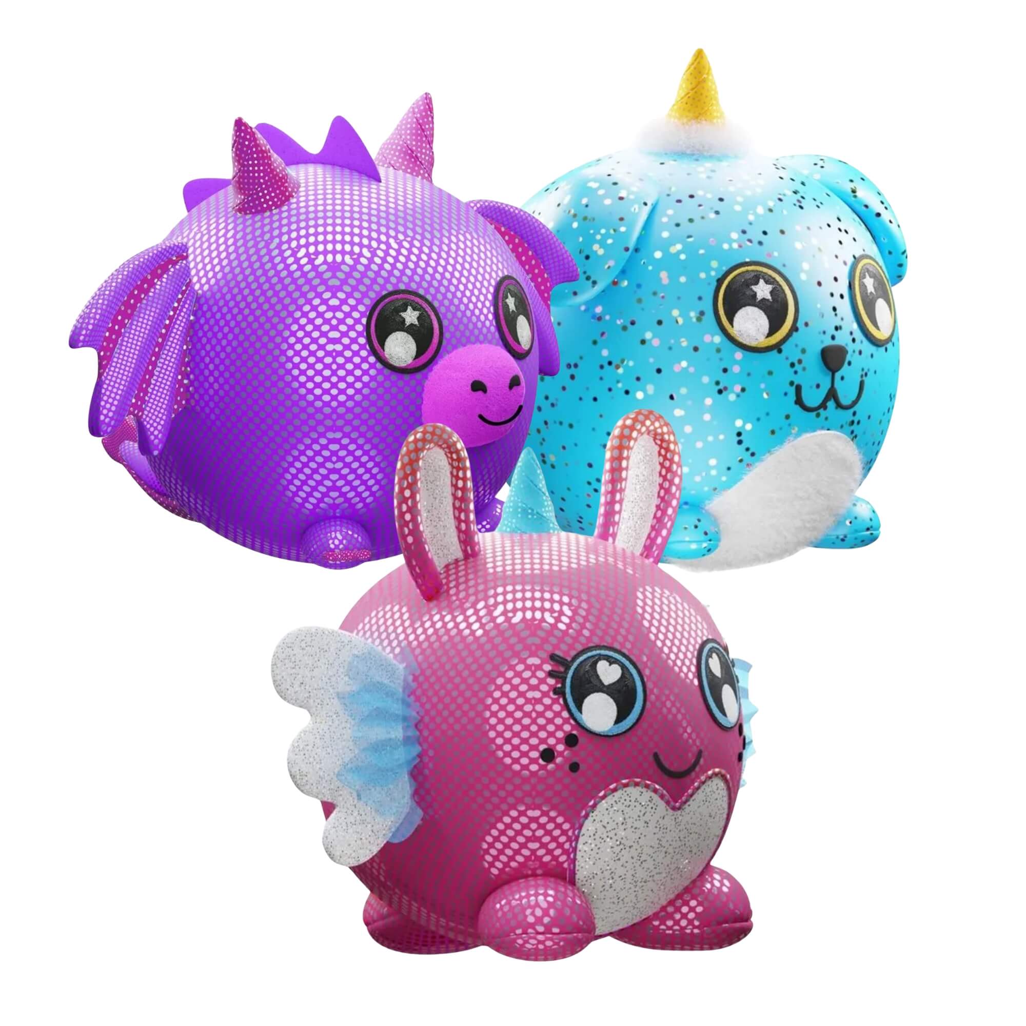 VAR Brinquedo Infantil 1x Pelúcia Biggies Inflável C/ Bomba de Ar  - Multilaser