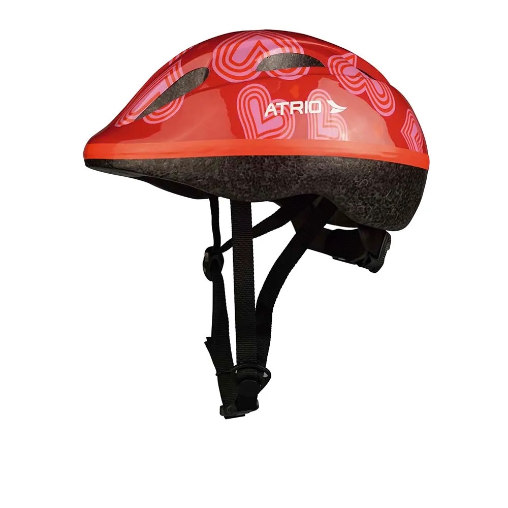 VAR Capacete 1 Unidade Ciclismo Infantil Azul e Vermelho P/PP - Atrio Cor:Vermelho Coração;Tamanho:PP