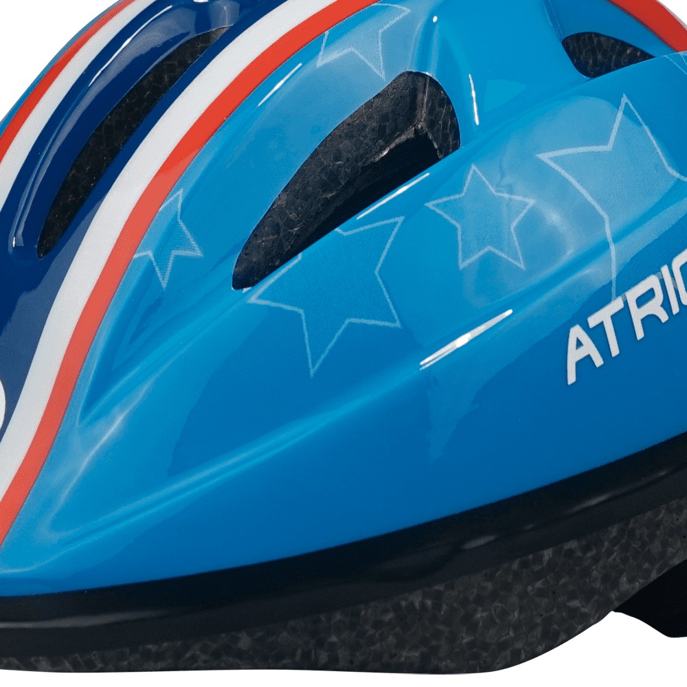 VAR Capacete 1 Unidade Ciclismo Infantil Azul e Vermelho P/PP - Atrio