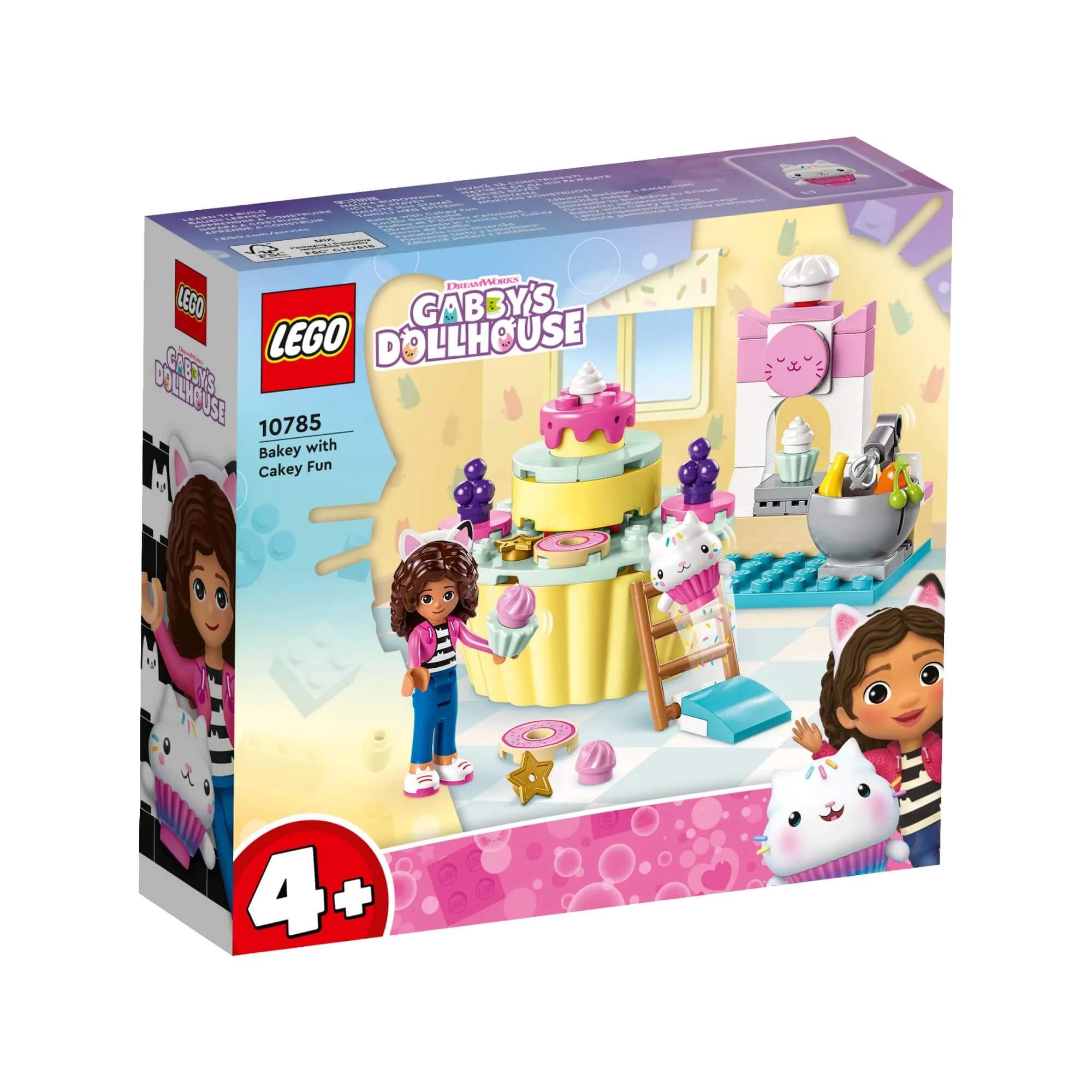 LEGO Gabby's Dollhouse Diversão na Confeitaria com o Cakey 58 peças - 4111110785