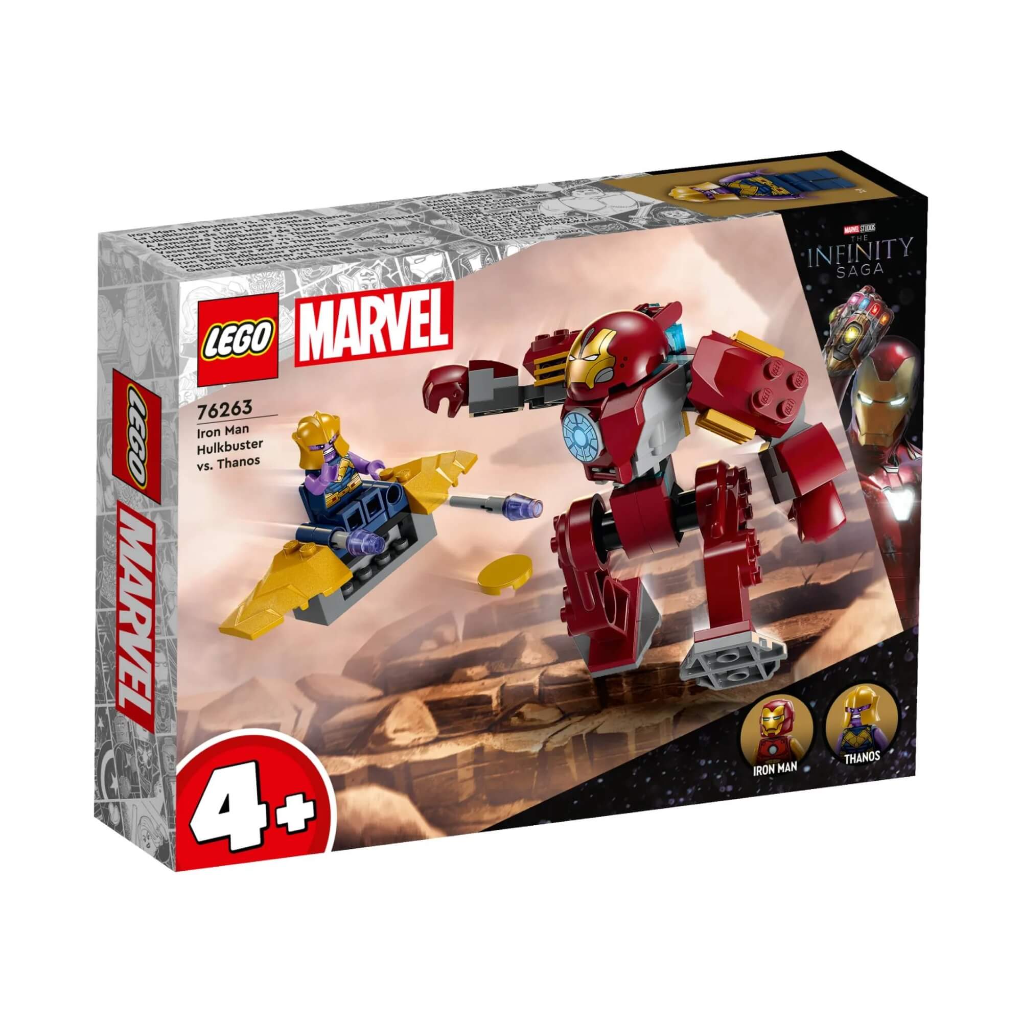 LEGO Caça-Hulk do Homem de Ferro Vs. Thanos 66 peças - 4111176263