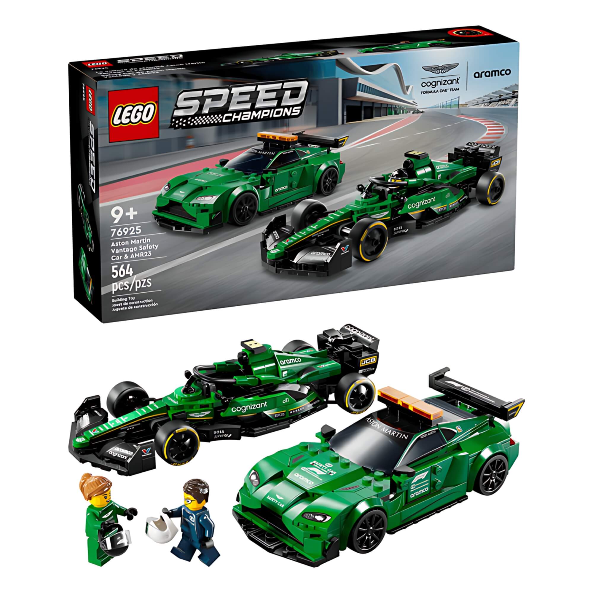 LEGO Speed Champions Safety Car Aston Martin e AMR23 564 peças - 4111176925