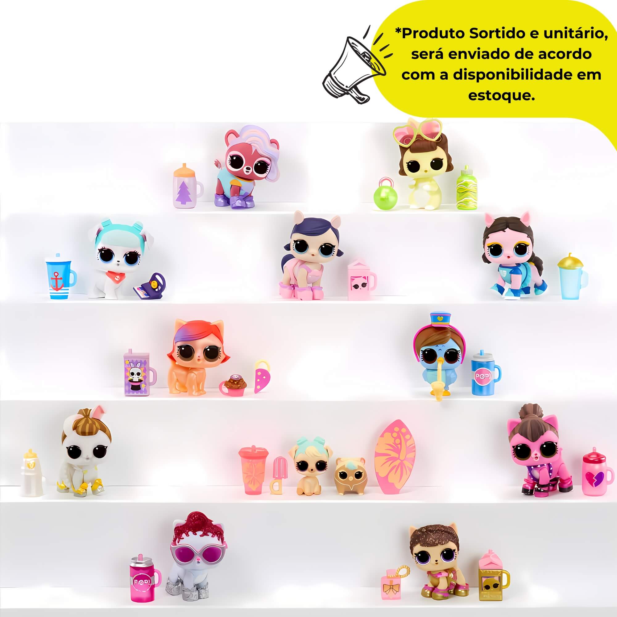 Boneca L.O.L Surprise! Bubble Surprise Pets Sortida e Unitária MGA - 4222119784