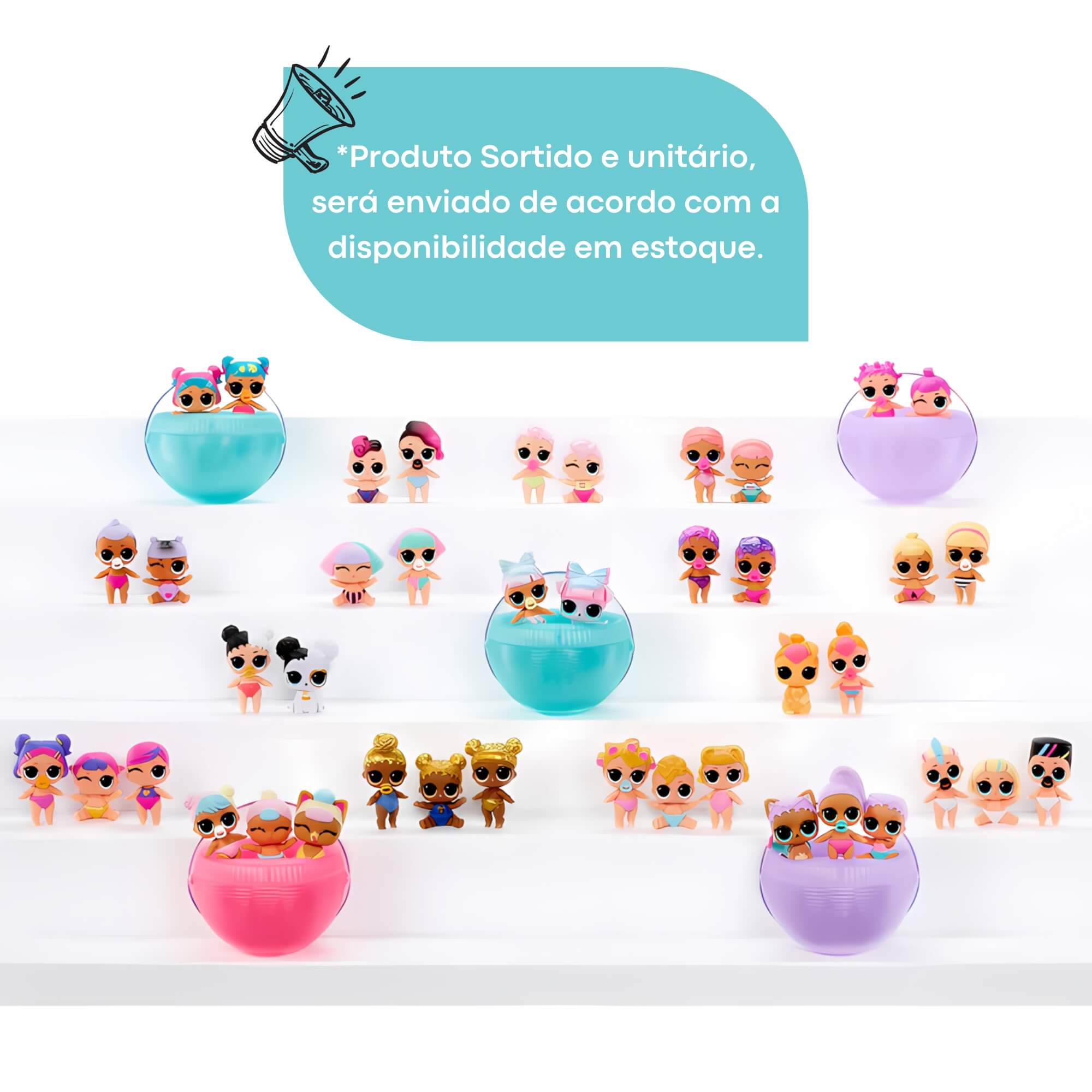 Boneca L.O.L. Surprise! Baby Bundle Surprise PDQ Sortida e Unitária MGA - 4222507321