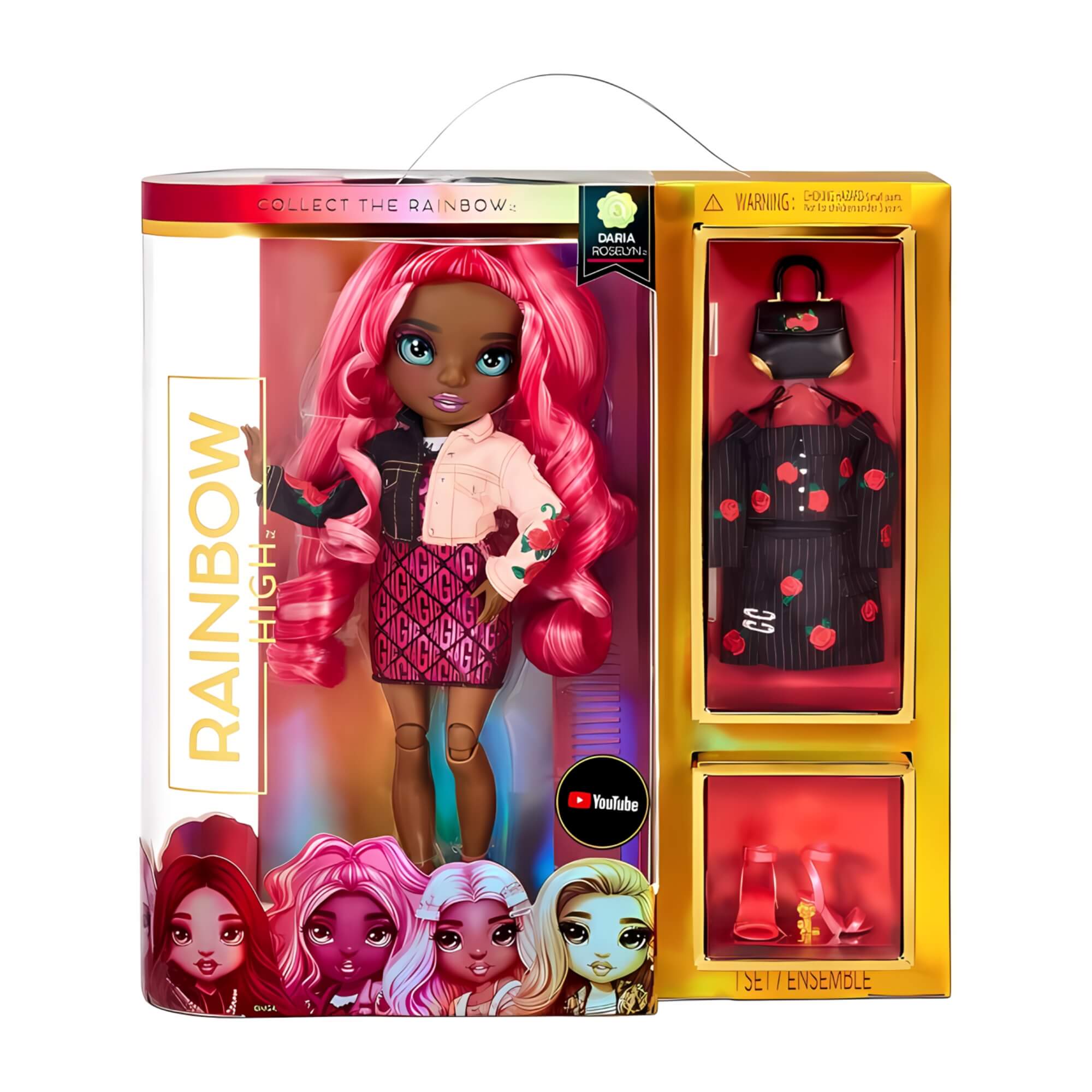 Boneca Rainbow High Fashion Core Daria Roselyn MGA - 4222575733