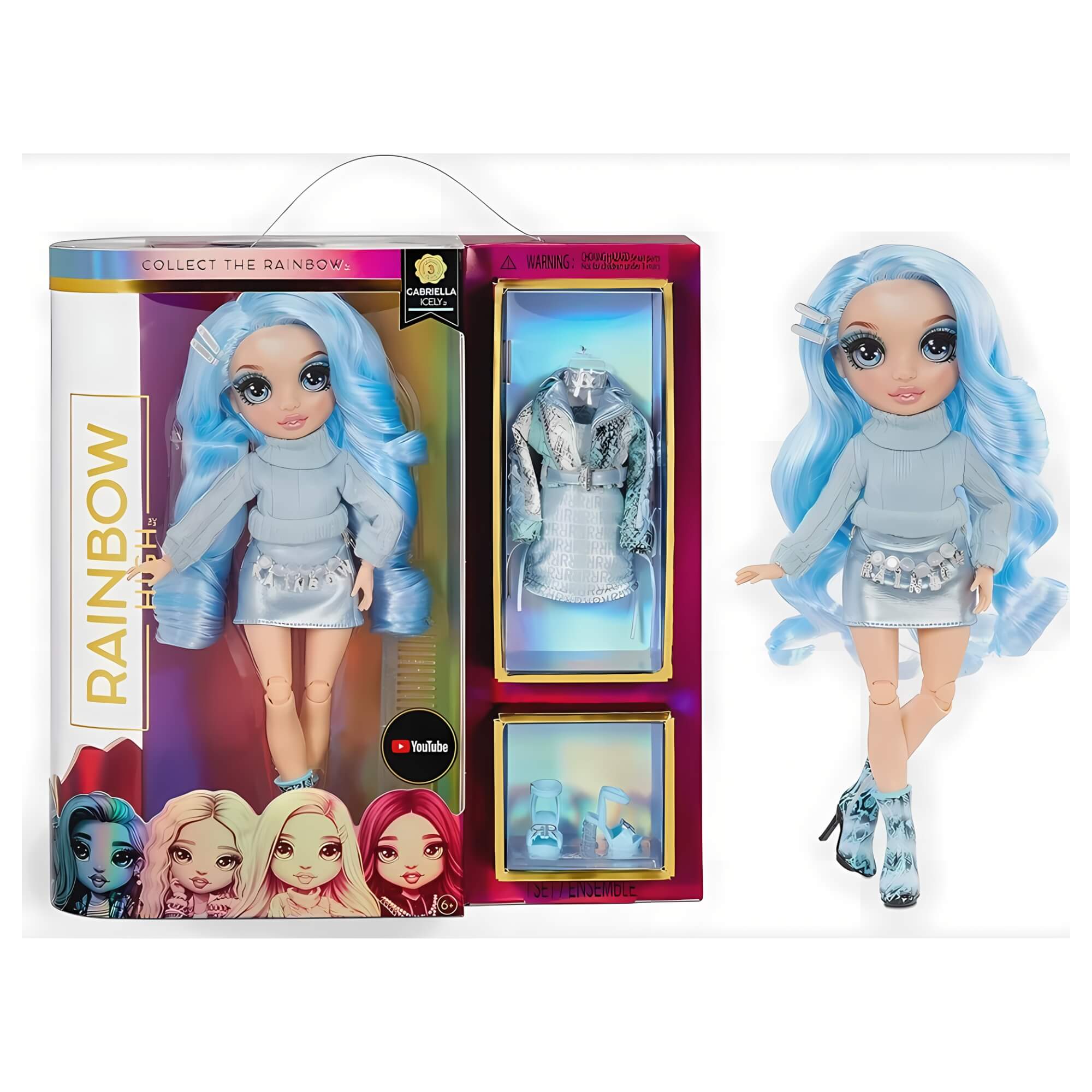 Boneca Rainbow High Fashion Core Gabriella Icely MGA - 4222575771