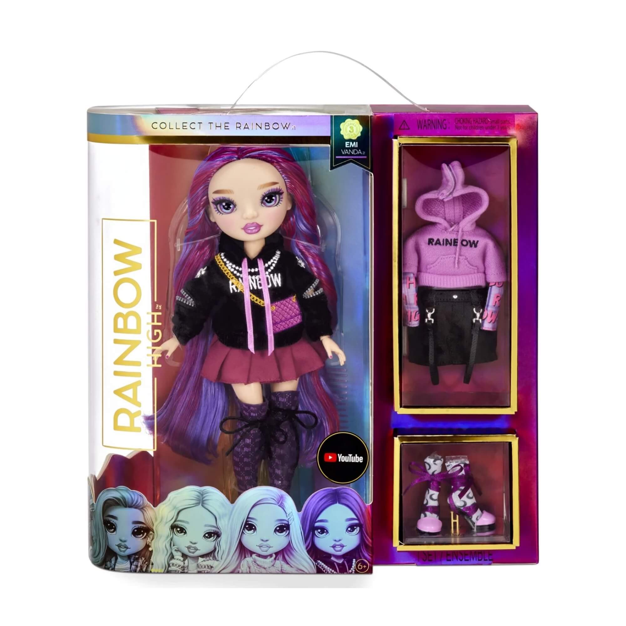 Boneca Rainbow High Fashion Core Emi Vanda MGA - 4222575788