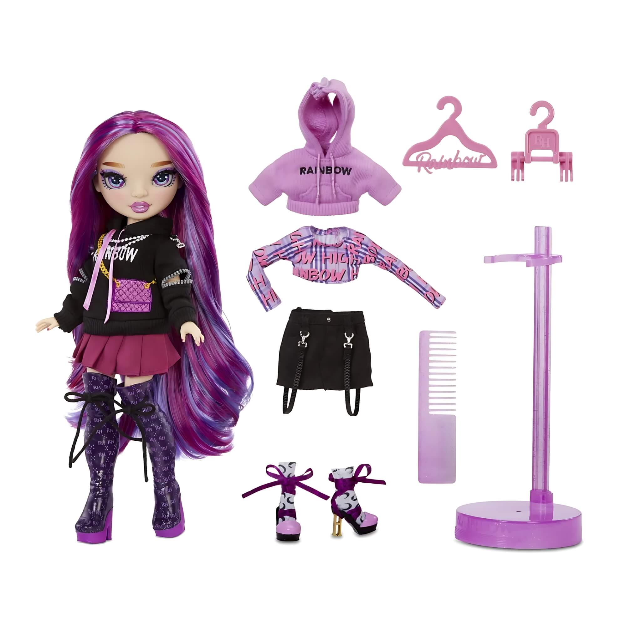 Boneca Rainbow High Fashion Core Emi Vanda MGA - 4222575788