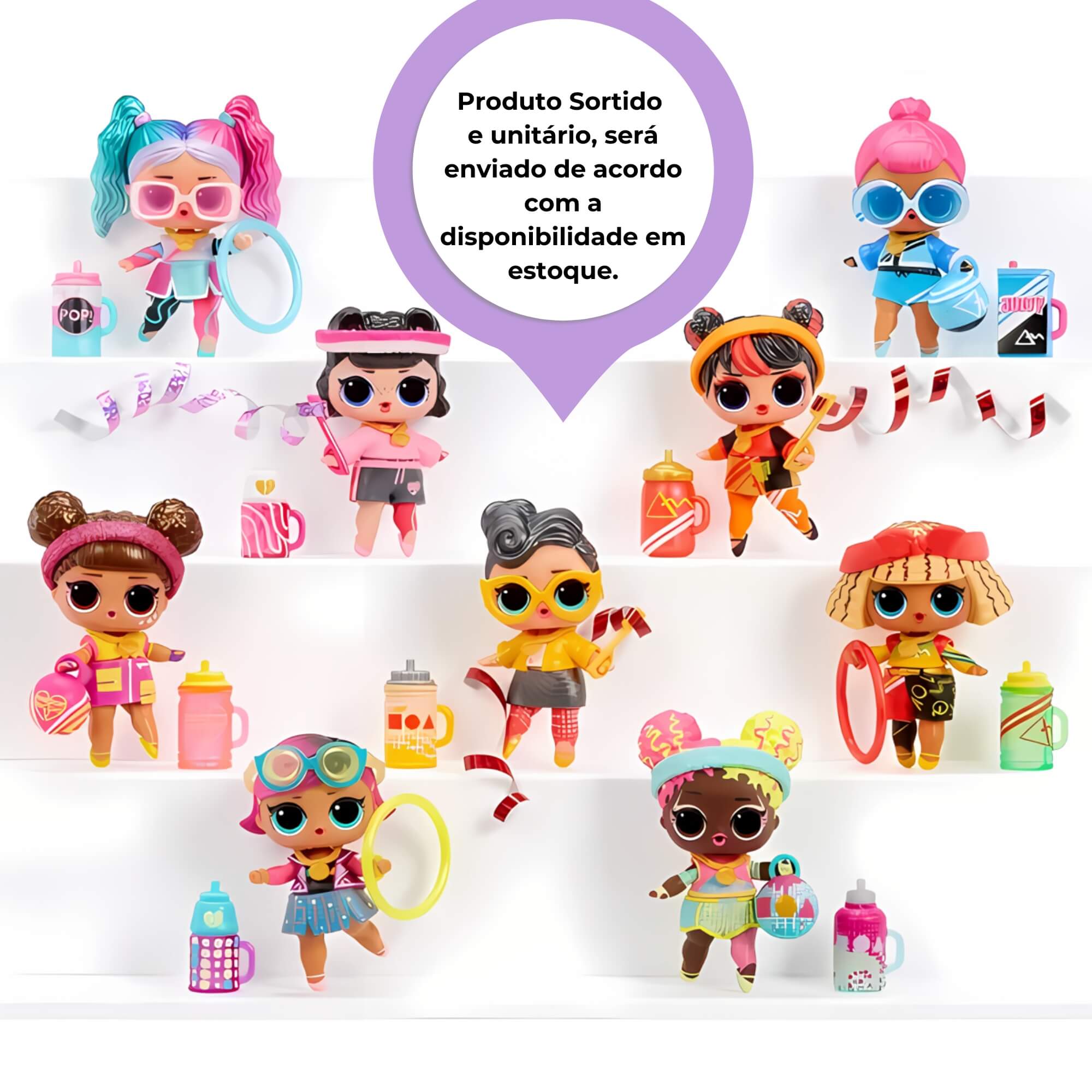 Boneca L.O.L Surprise All Star Sports Gymnastics in PDQ Sortida e Unitária MGA - 4222593317