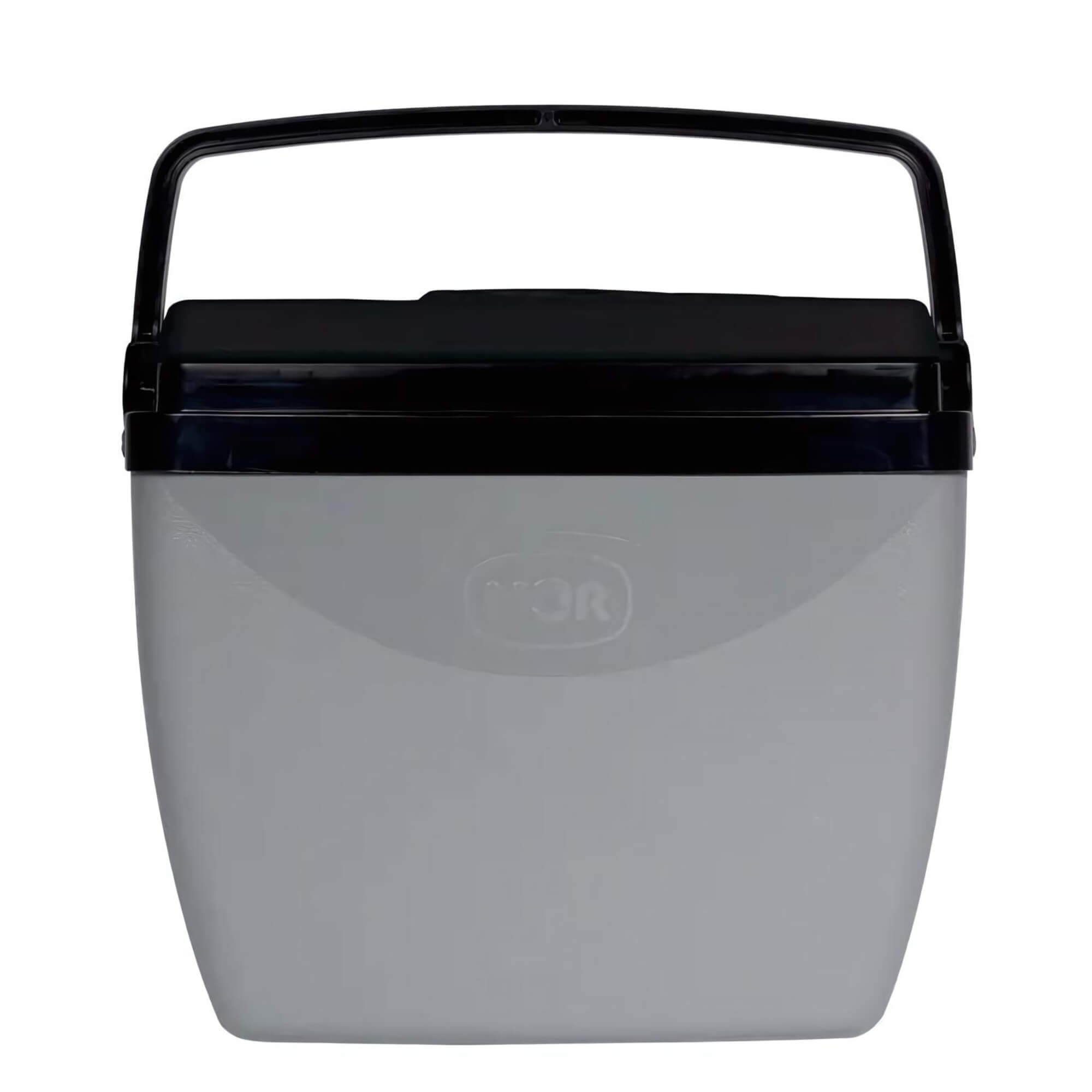 Caixa Térmica 18 Litros Cinza com Preto MOR - 25108251