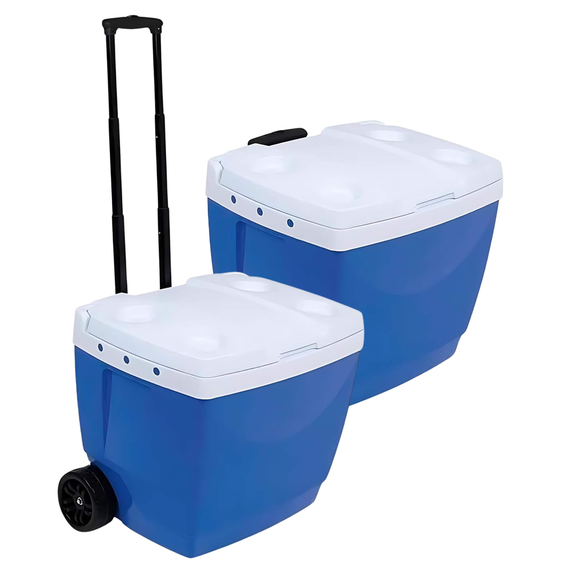 Caixa Térmica 42 Litros com Alça e Rodas Azul MOR - 25108221