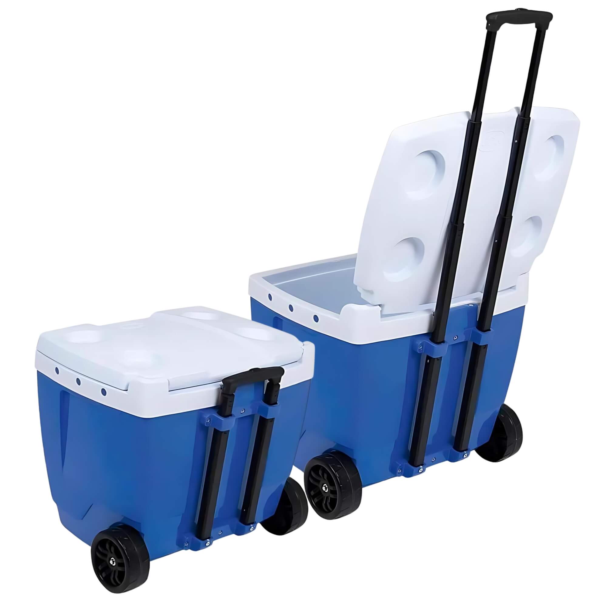 Caixa Térmica 42 Litros com Alça e Rodas Azul MOR - 25108221