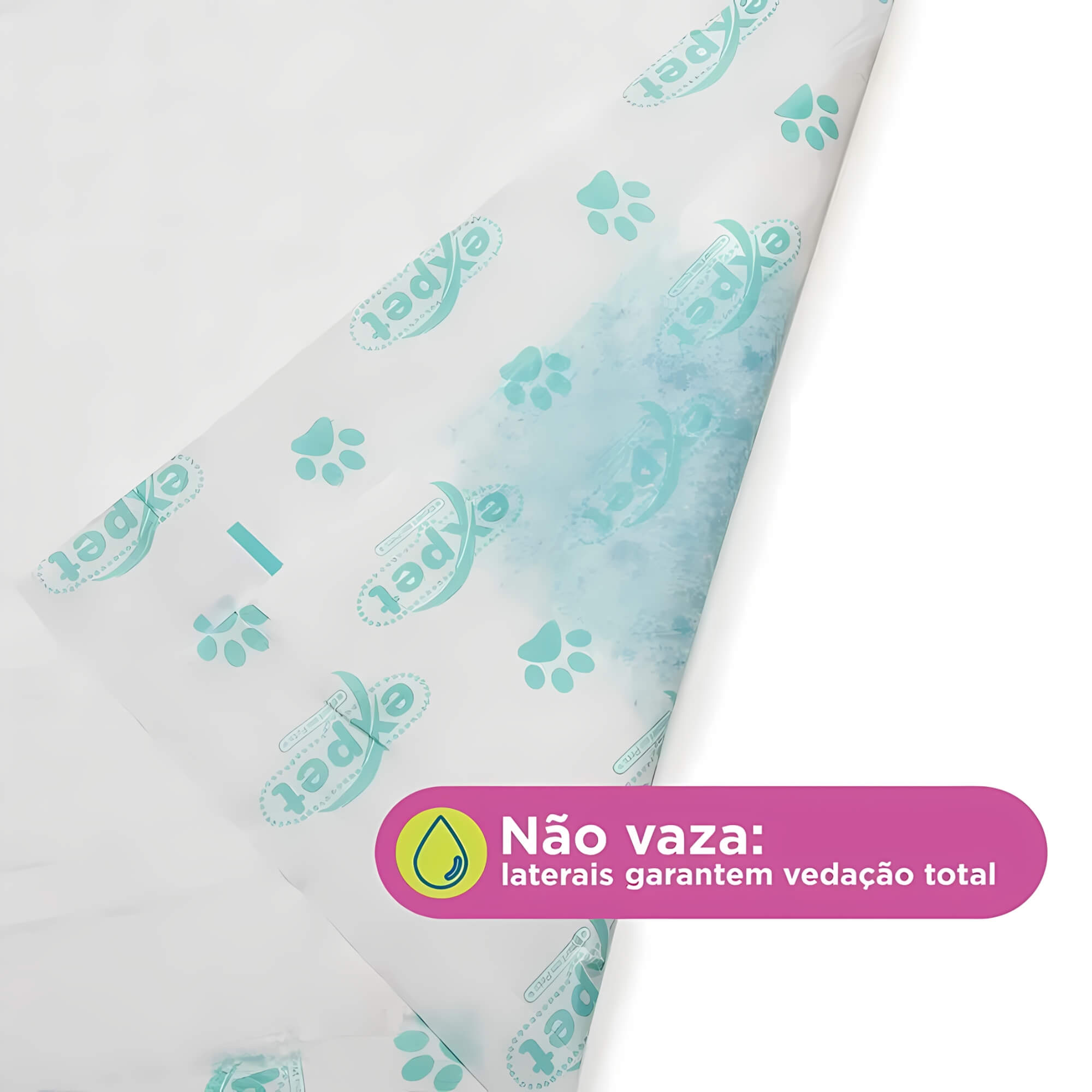 Tapete Higiênico Tutti Seco 30 unidades 80x60cm Blue Multilaser Mimo - 0205