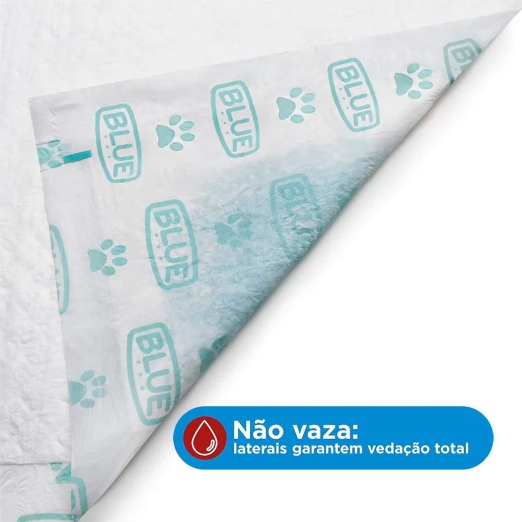 Tapete Higiênico Tico Pads 50 unidades 55x60cm Blue Multilaser Mimo - 0303