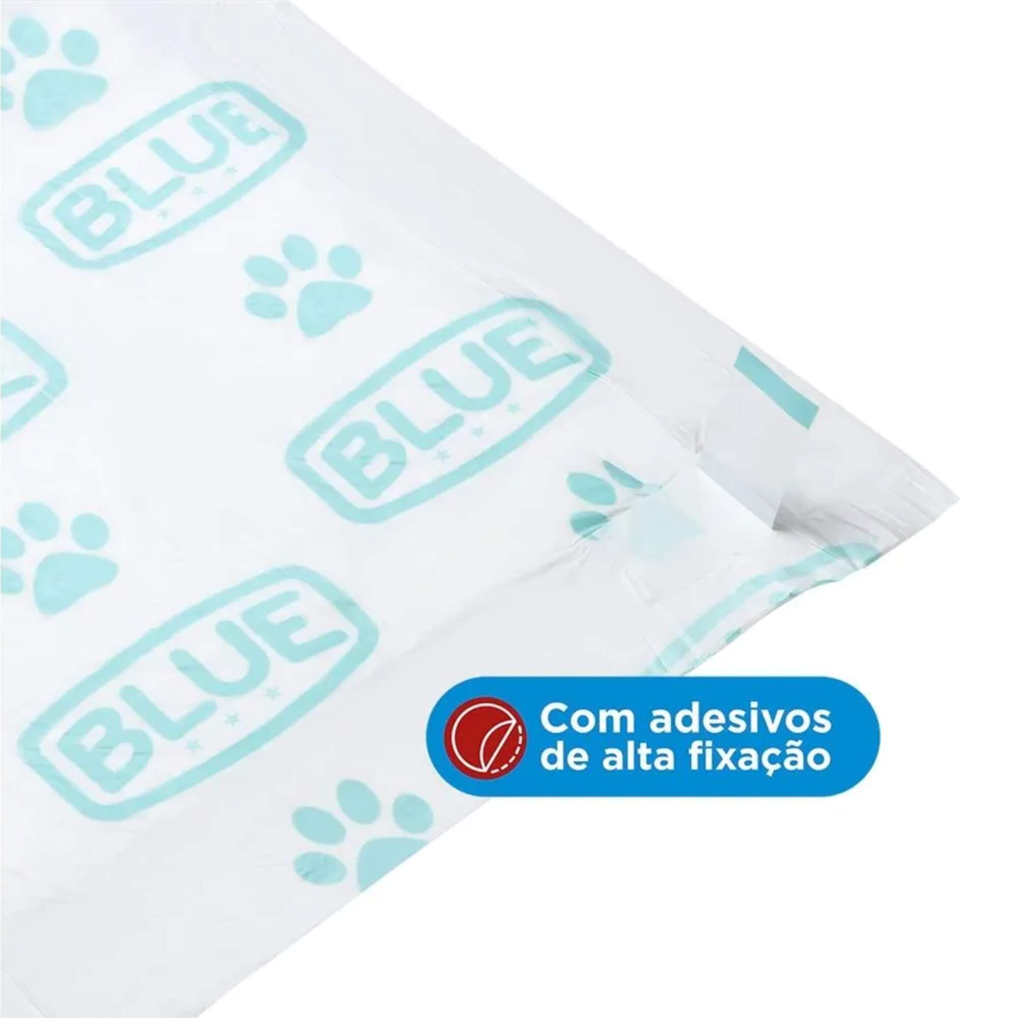 Tapete Higiênico Tico Pads 30 unidades 55x60cm Blue Multilaser Mimo - 0307