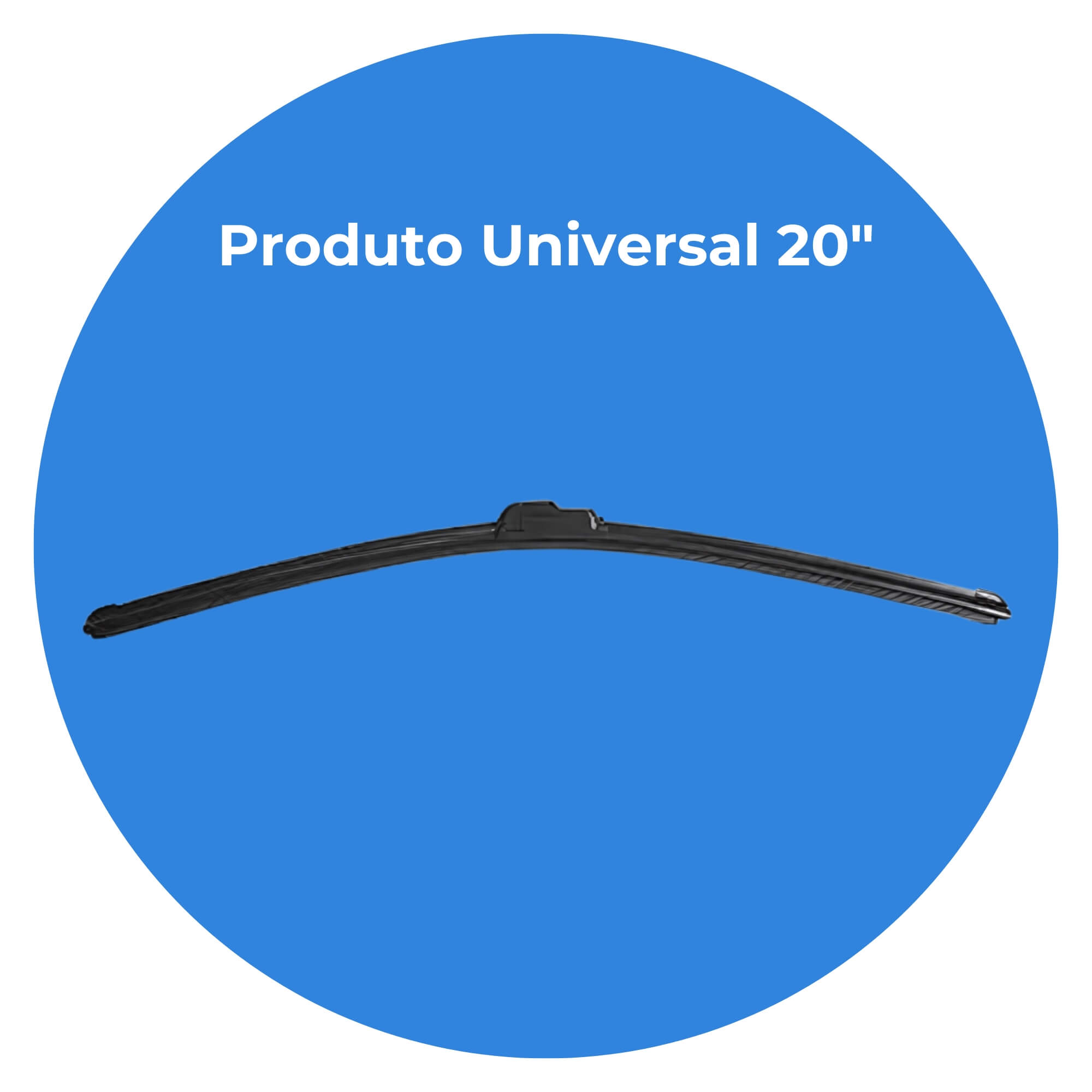 Palheta Limpadora de Silicone Universal 20" Polegadas Automotiva Tiger Auto - 0501020