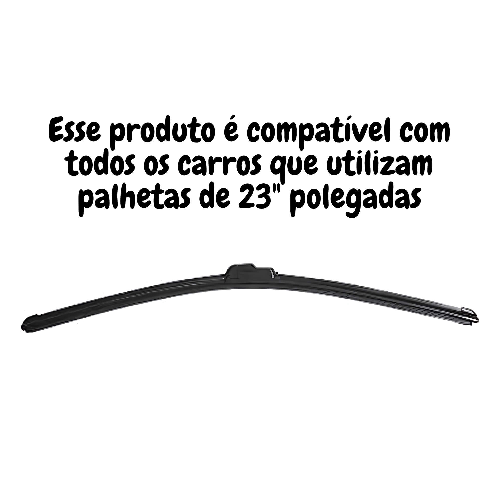 Palheta Limpadora de Silicone Universal 23" Polegadas Automotiva Tiger Auto - 0501023
