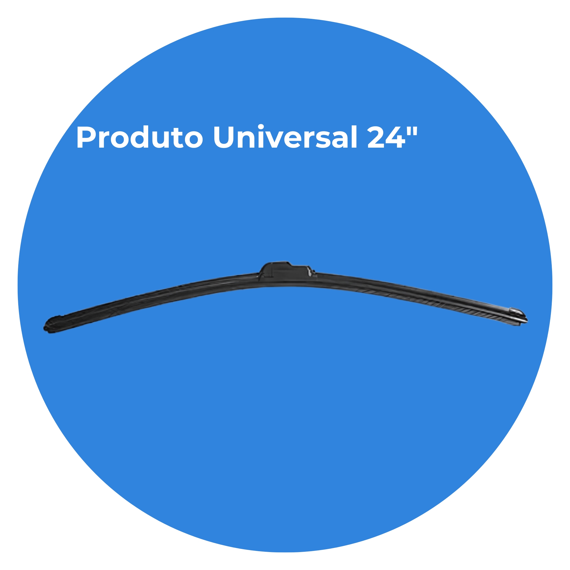 Palheta Limpadora de Silicone Universal 24" Polegadas Automotiva Tiger Auto  - 0501024