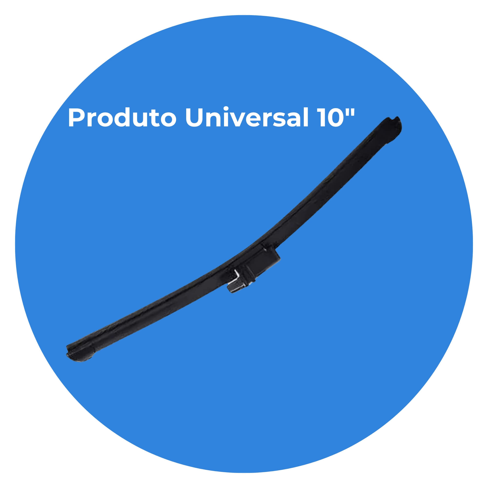 Palheta Limpadora de Silicone Universal 10" Polegadas Para Traseira do Veículo Tiger Auto - 0503010