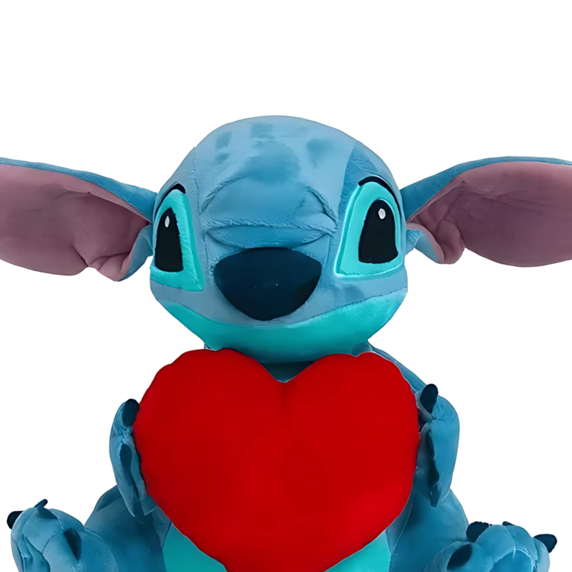 Pelúcia Stitch Coração com Luz e Som 30cm Multikids - BR1513