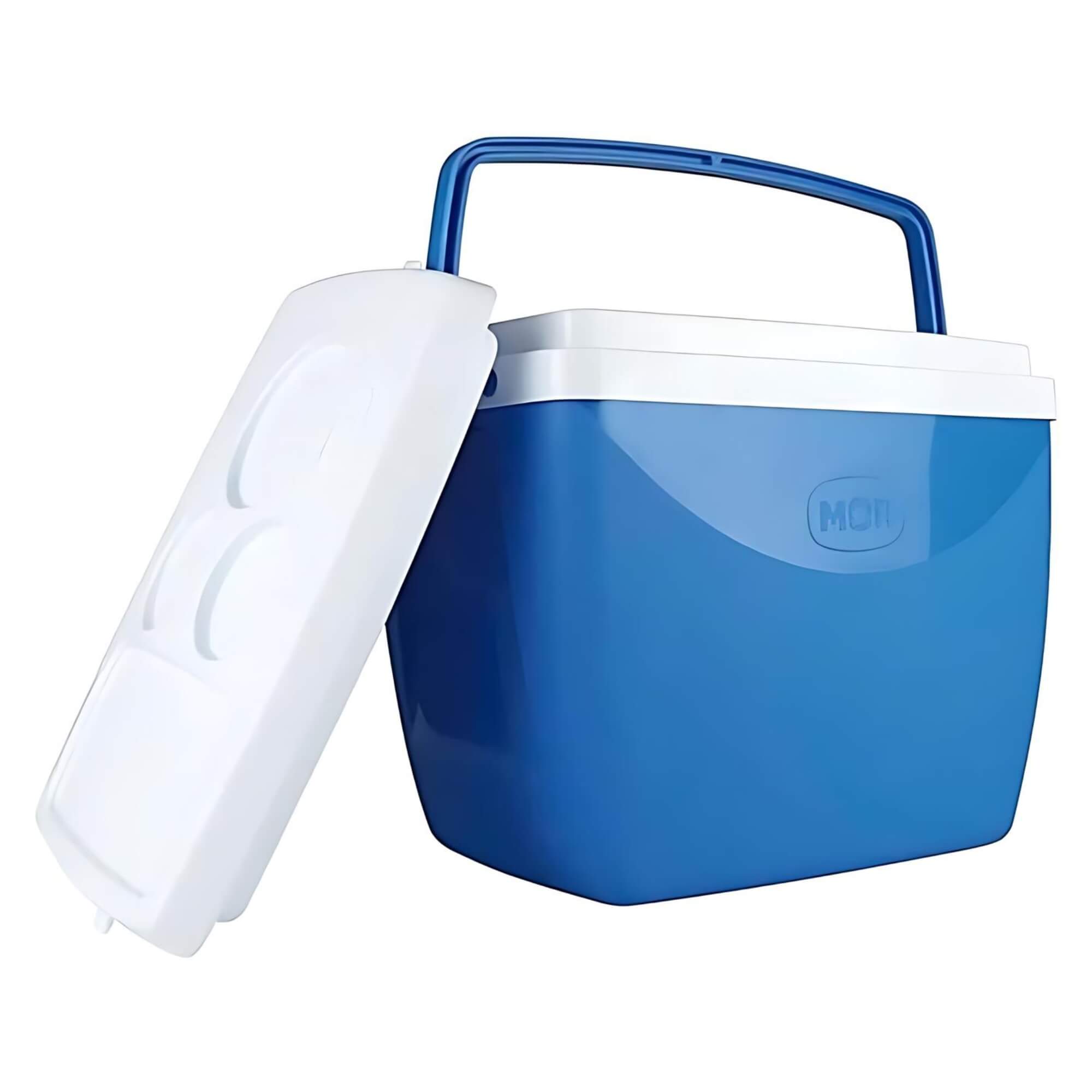 Caixa Térmica 1x Cooler 18 Litros Verão Praia Piscina - MOR Cor:Azul