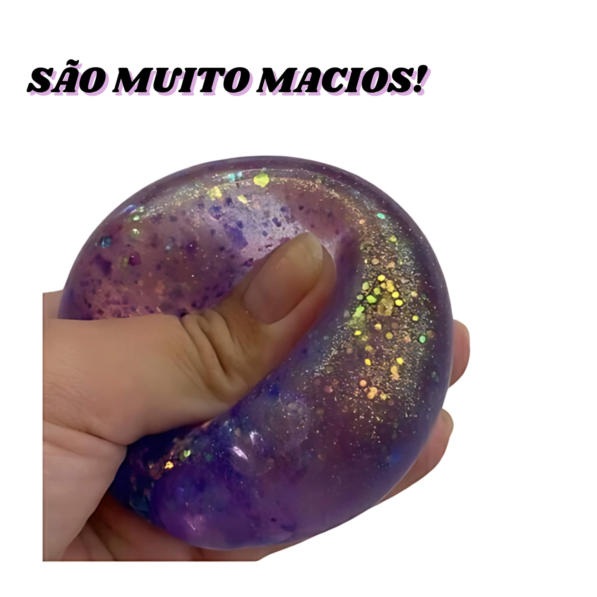 Brinquedo Antiestresse Squishy Apertar Doces Sortido Unitário Infantil PoliBrinq - SQ250