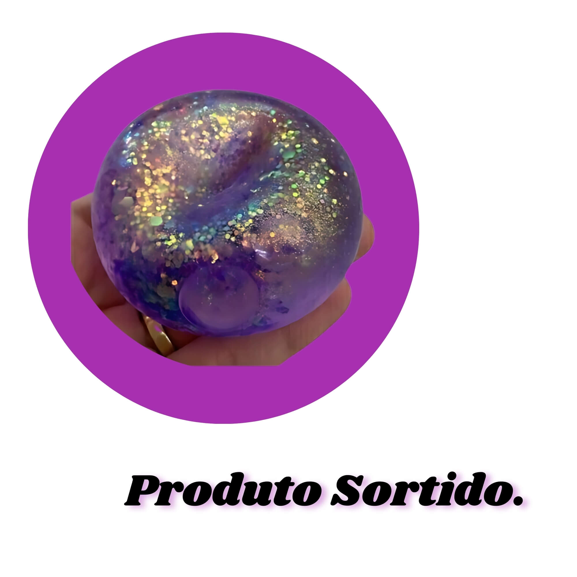 Brinquedo Antiestresse Squishy Apertar Doces Sortido Unitário Infantil PoliBrinq - SQ250