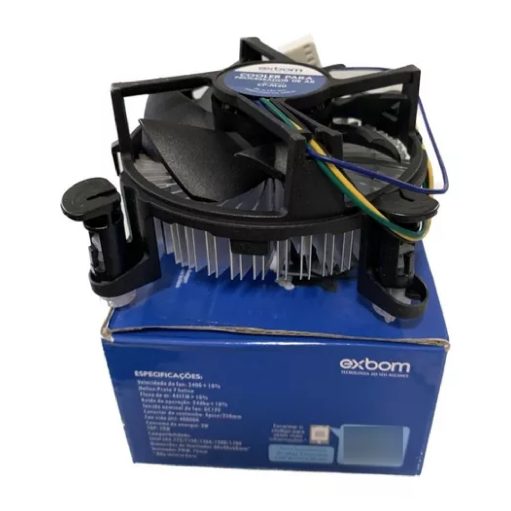 Cooler para Processador Intel LGA 775/115X/1366/1200/1700 CP-M20 1110 - Exbom