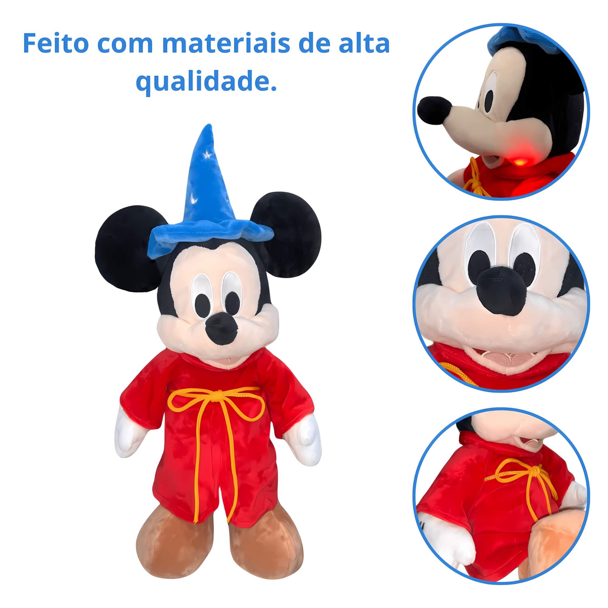 Pelúcia Mickey Fantasia 40cm Multikids - BR2197