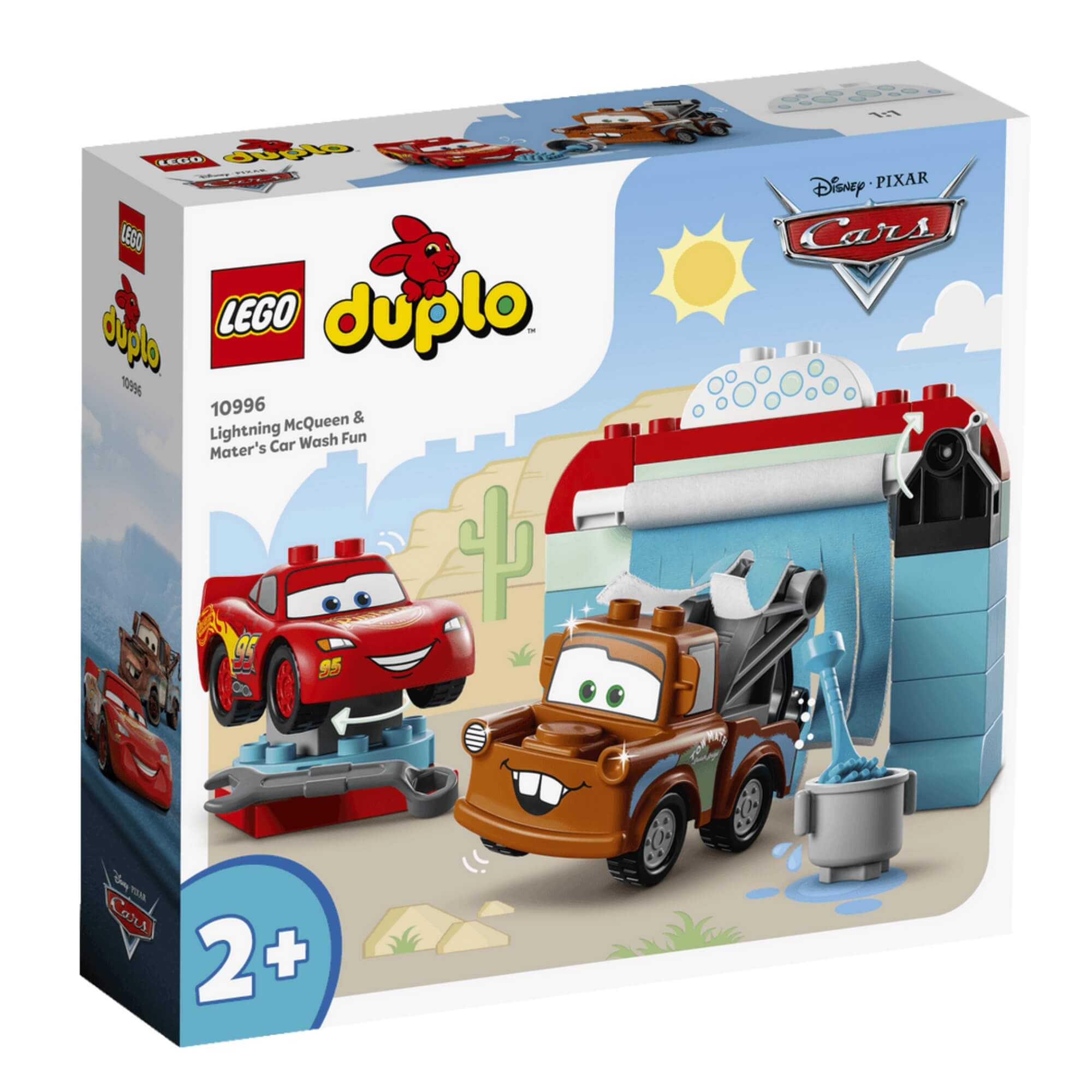 LEGO DUPLO Diversão No Lava-Jato Com Relâmpago McQueen e Mate 29 Peças - 4111110996
