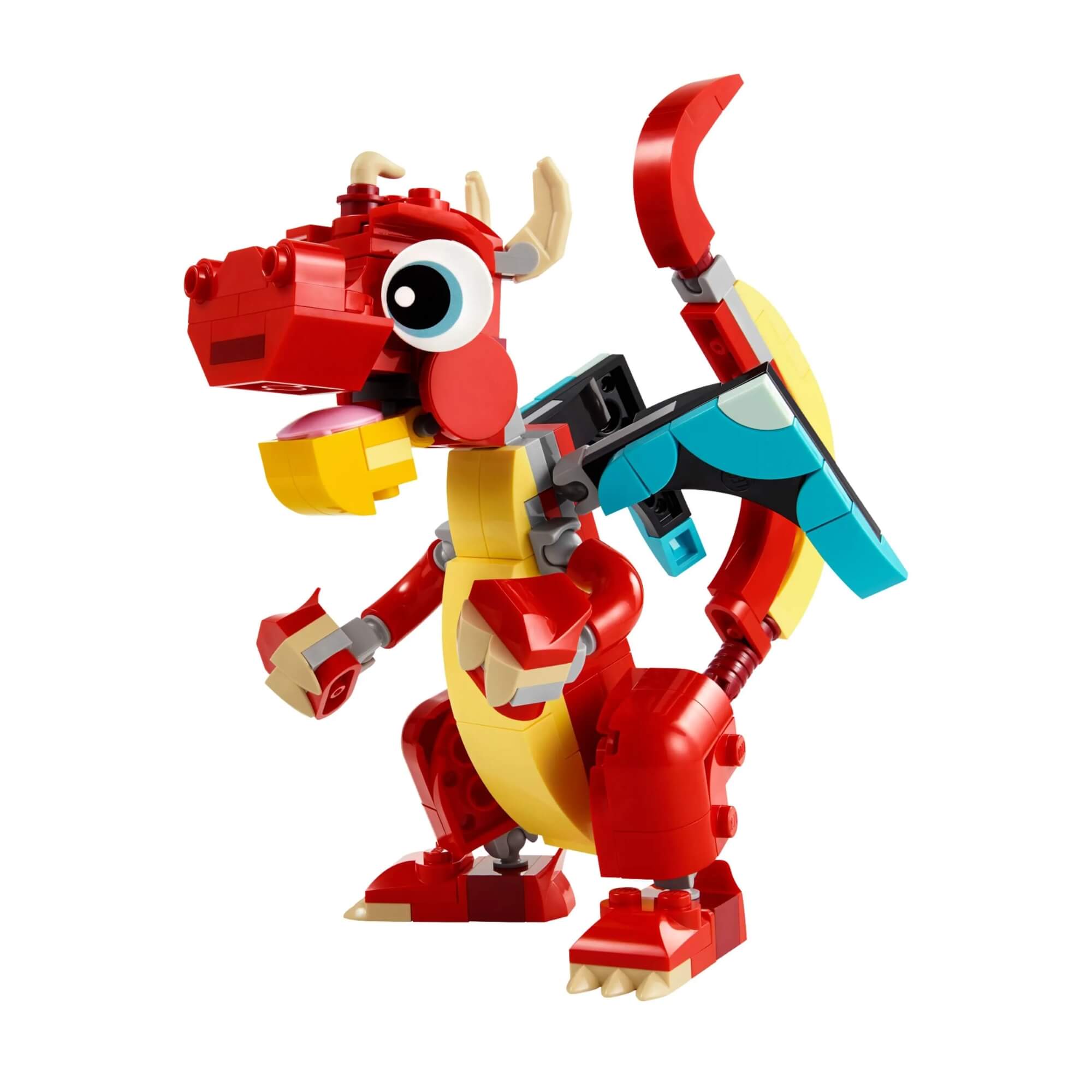 LEGO Creator 3 em 1 Dragão Vermelho/Fênix/Peixe 149 Peças - 4111131145