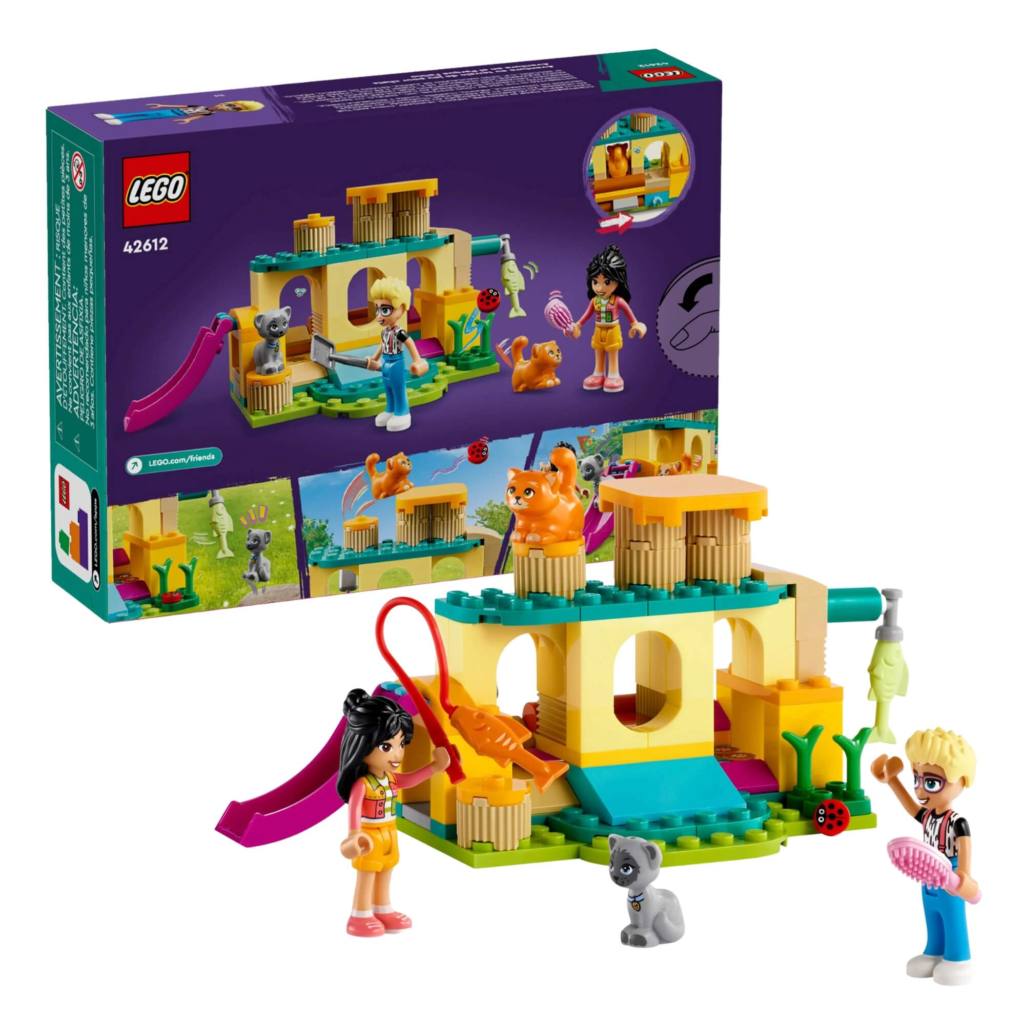 LEGO Friends Aventura no Playground dos Gatos 87 Peças - 4111142612