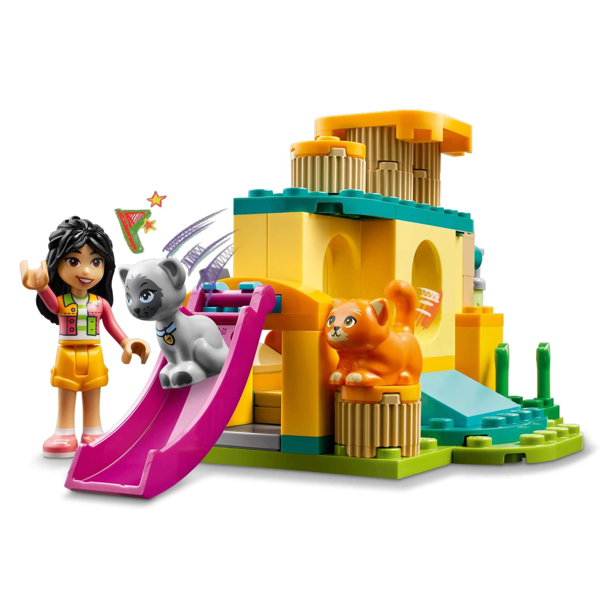 LEGO Friends Aventura no Playground dos Gatos 87 Peças - 4111142612