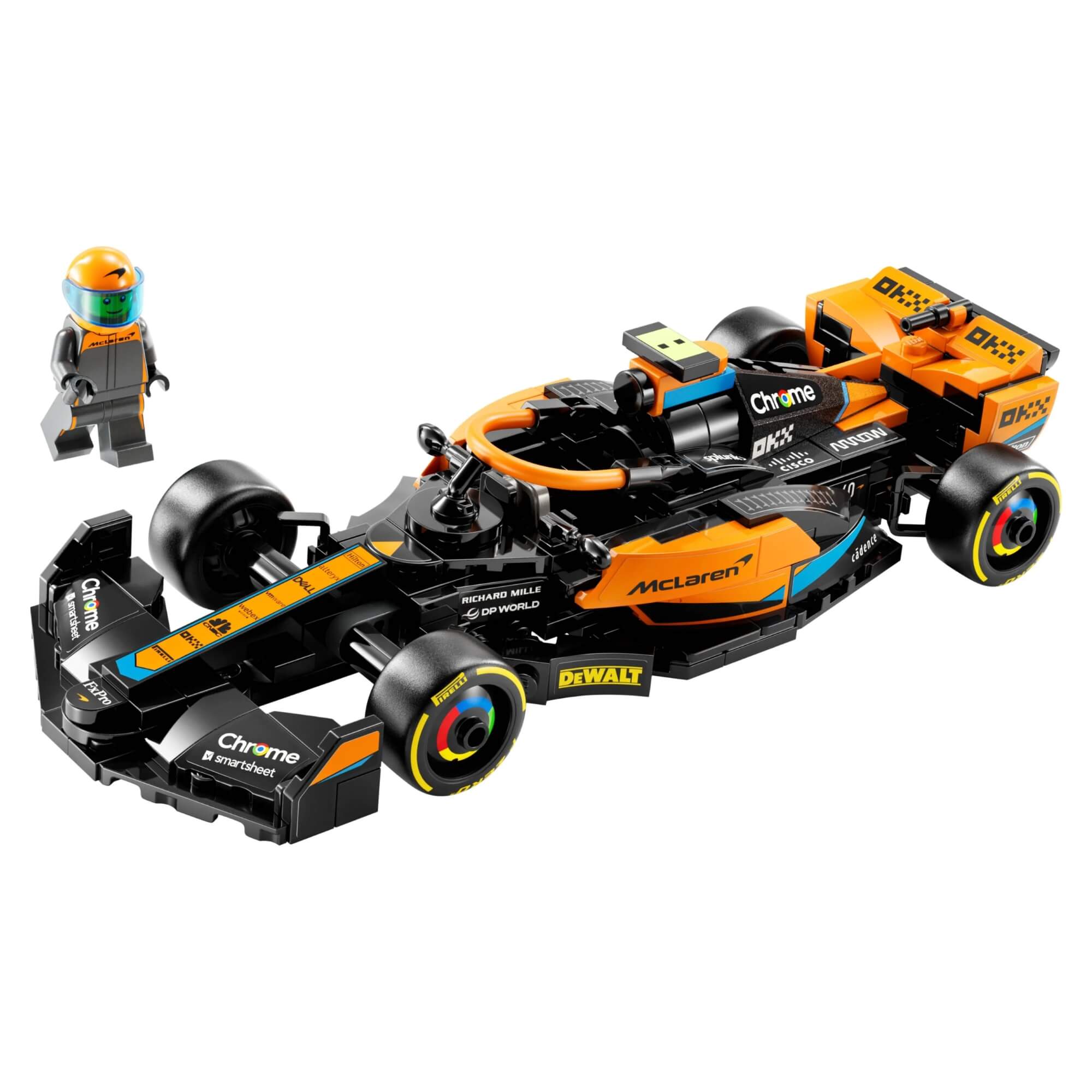 LEGO Speed Champions Carro de Corrida de Fórmula 1 da McLaren 2023 245 peças - 4111176919