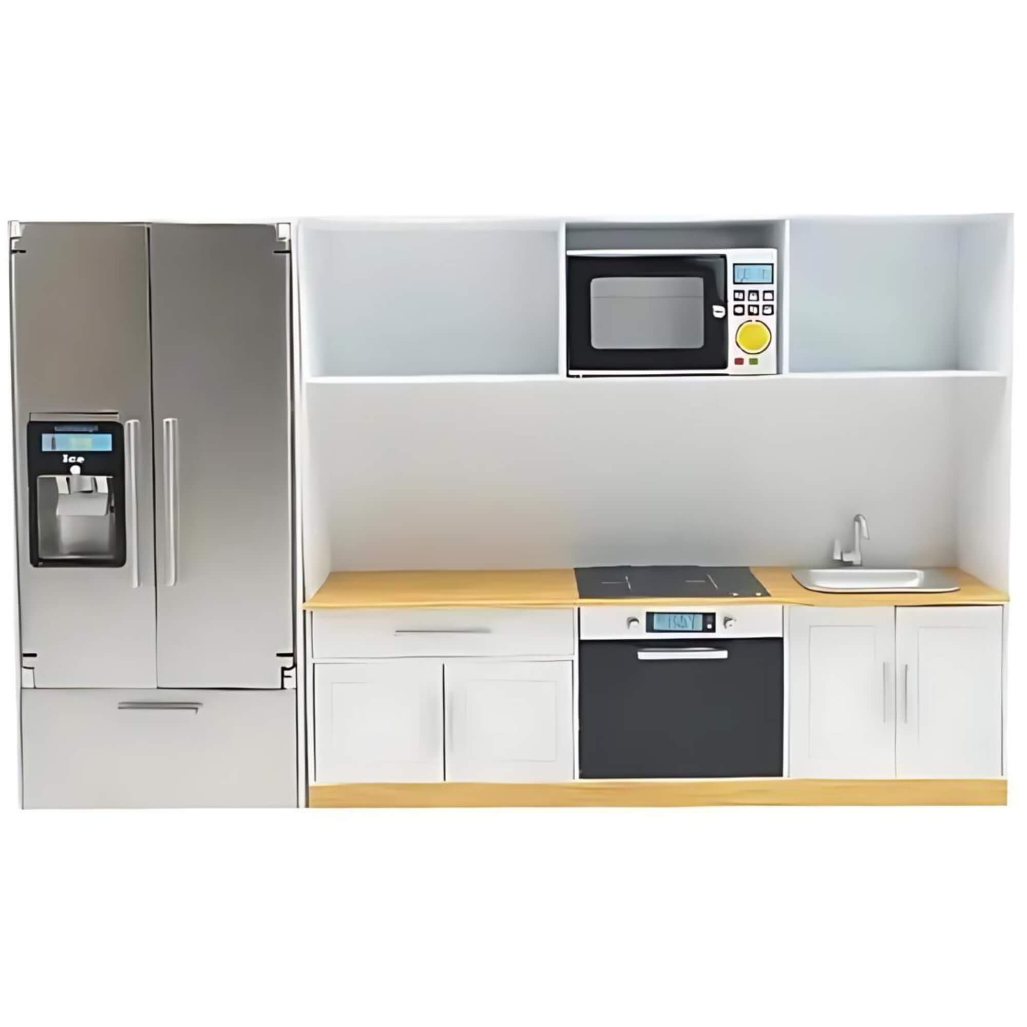 Brinquedo Mini World Playset Cozinha Mini Mundo Multikids - BR1774