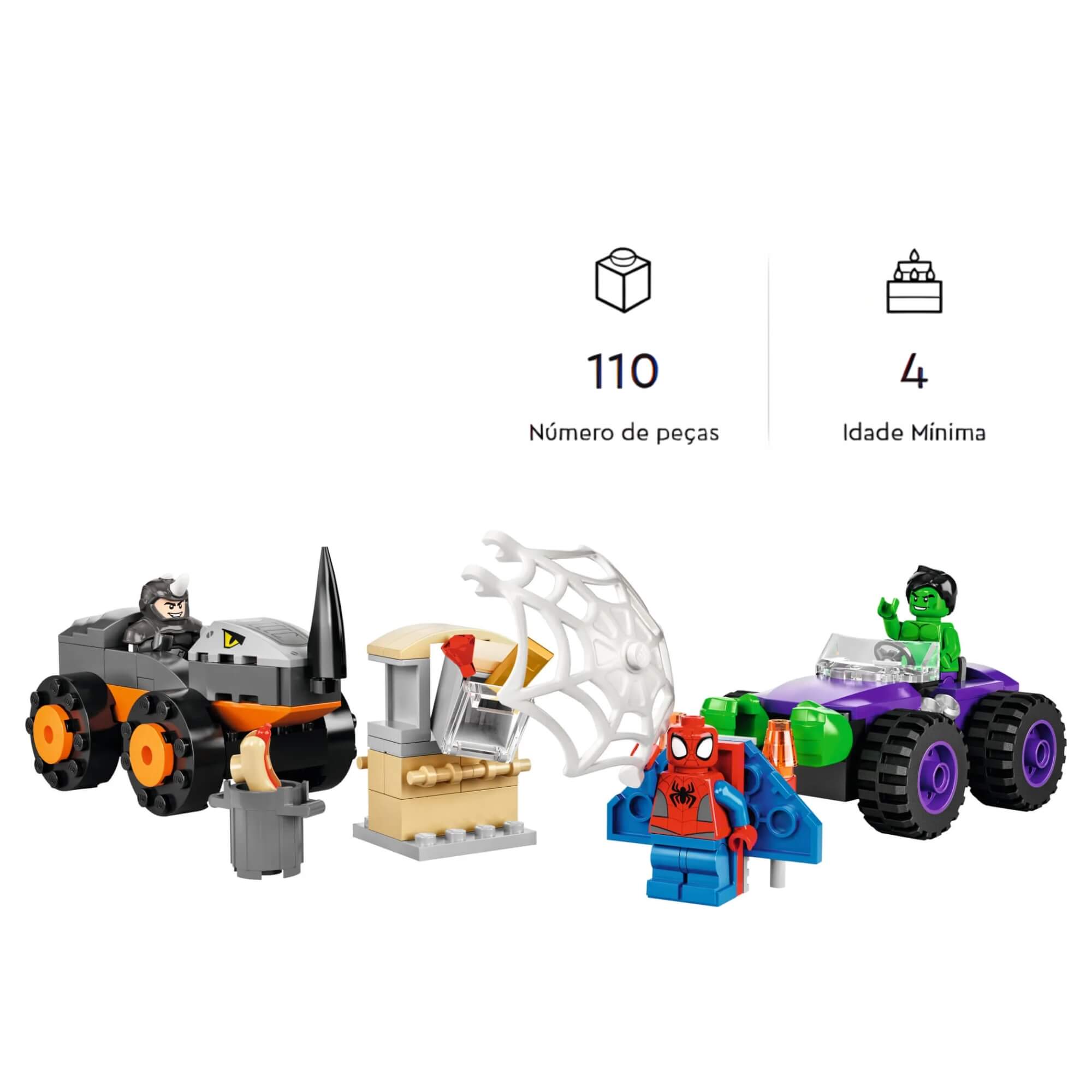 LEGO Marvel Confronto Hulk contra Rinoceronte - 4111110782