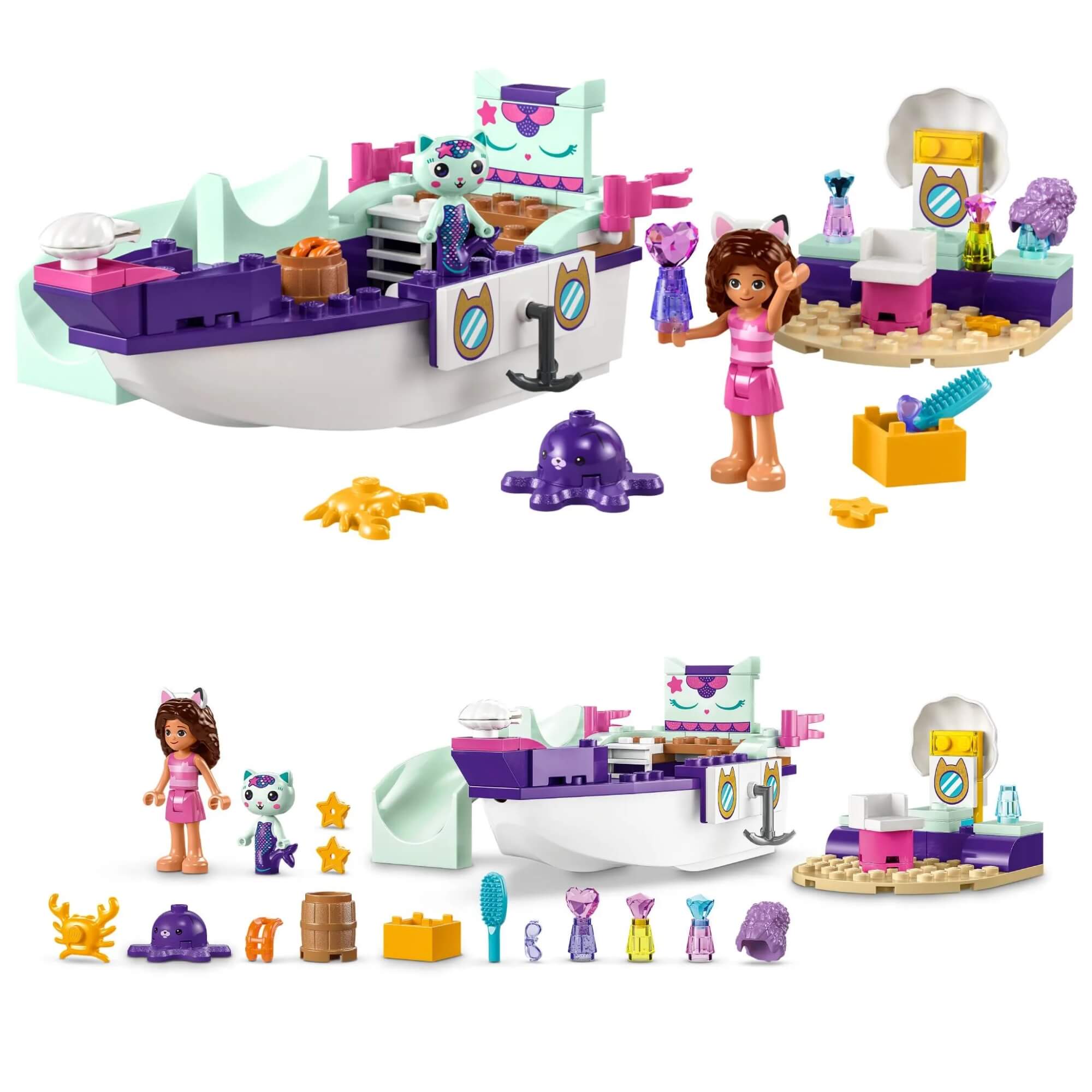 LEGO Gabby's Dollhouse Navio e Spa da Gabby e Sereiata - 4111110786