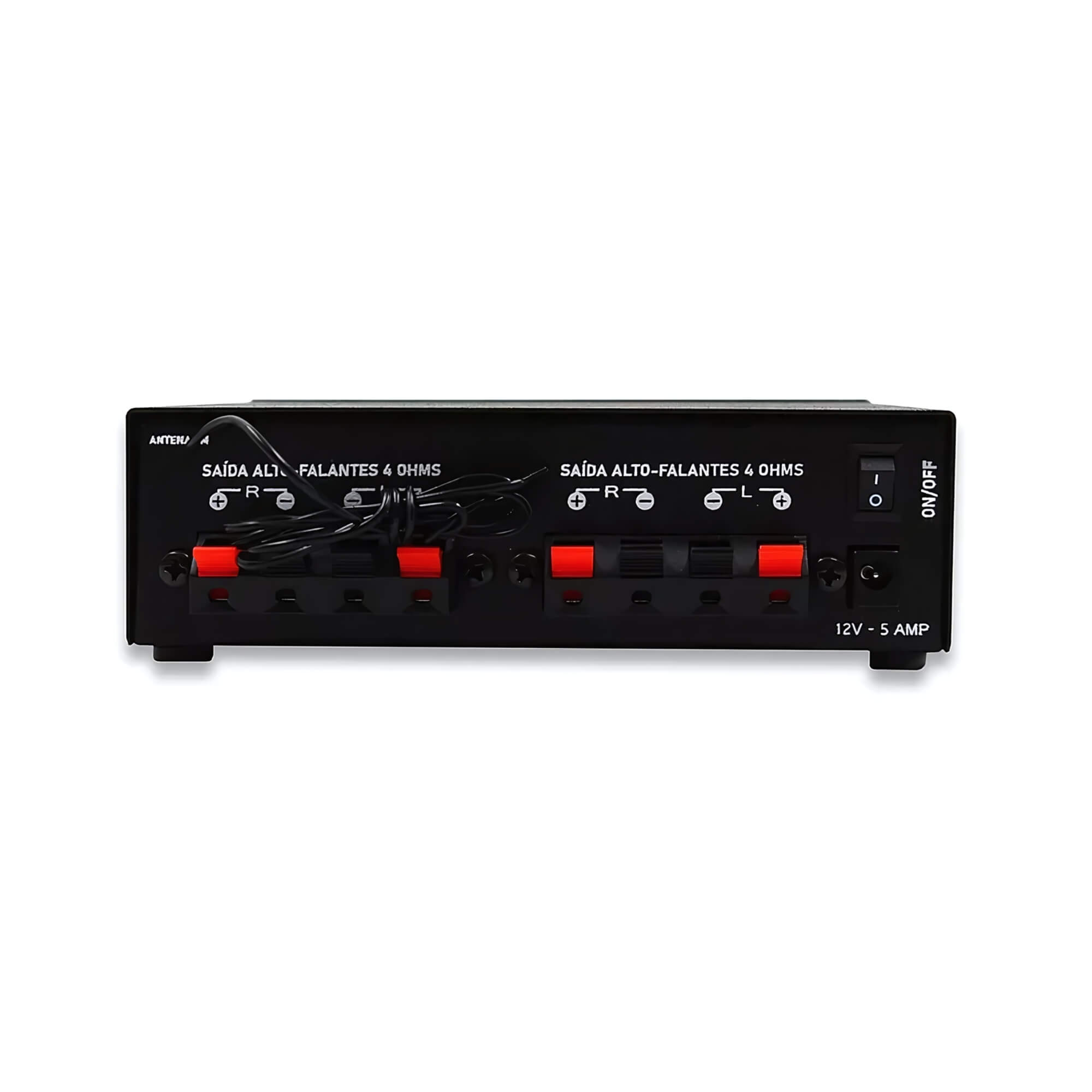 Amplificador Receiver Som Ambiente Bluetooth 120w USB Aux 4ch Leson - 2AMP000PH