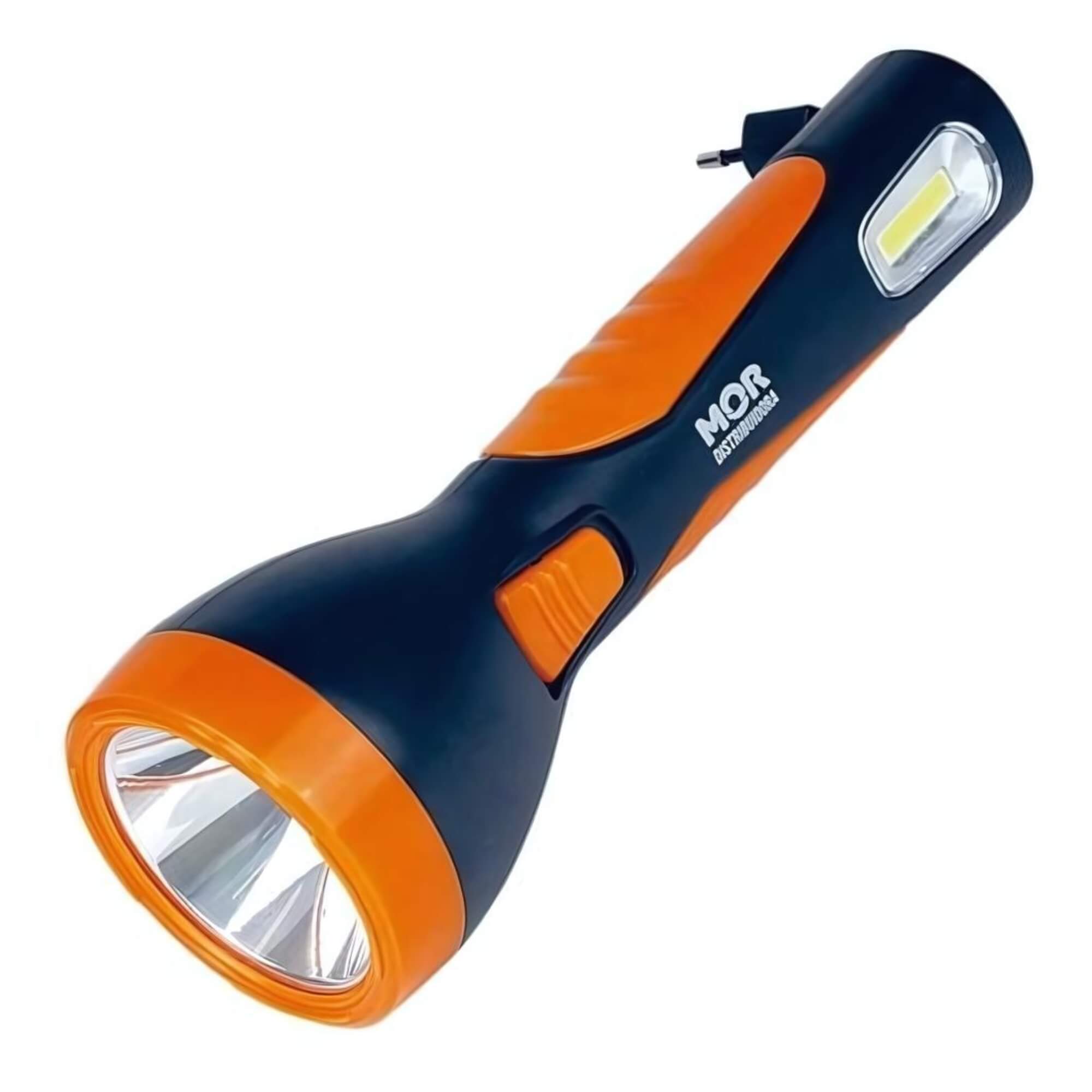Lanterna Recarregável Power Led 150 Lúmens Alcance 100m MOR - 409185