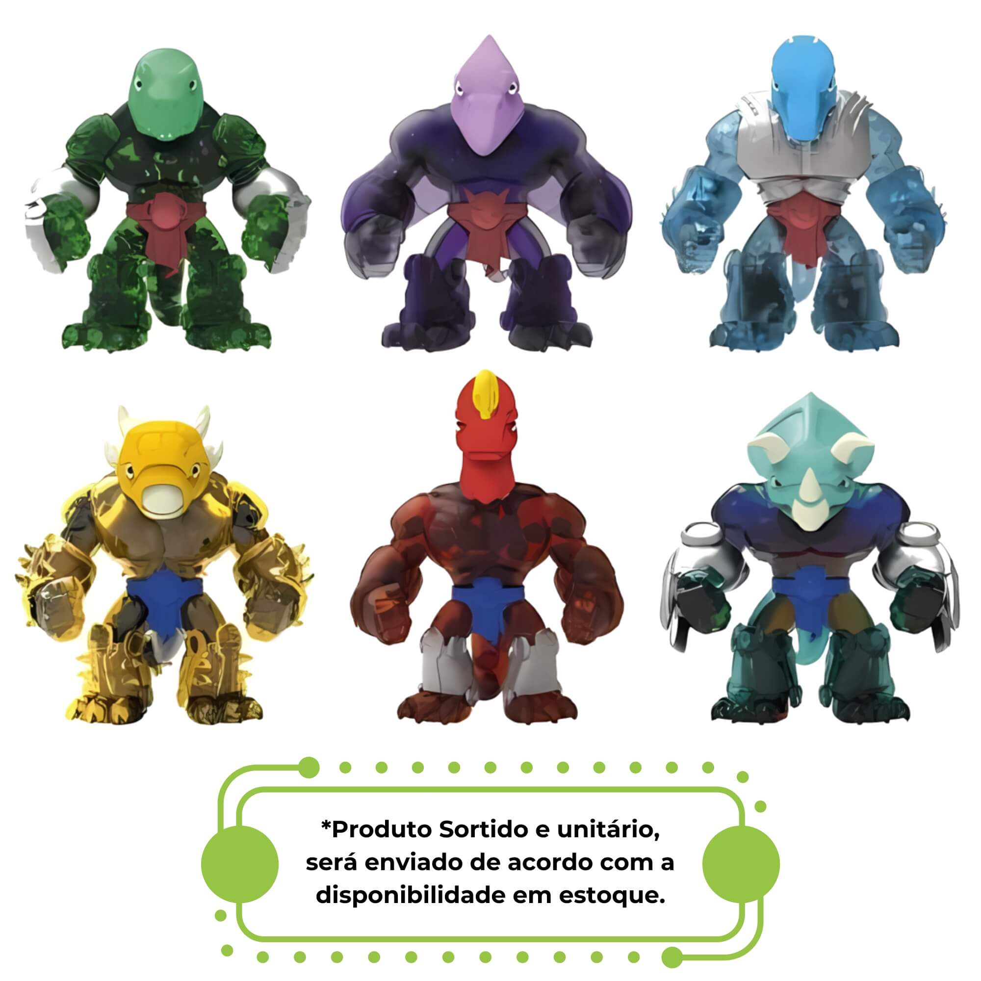 Figura Elástica Stretch Legends Modelo Sortido e Unitário Multikids - BR1737