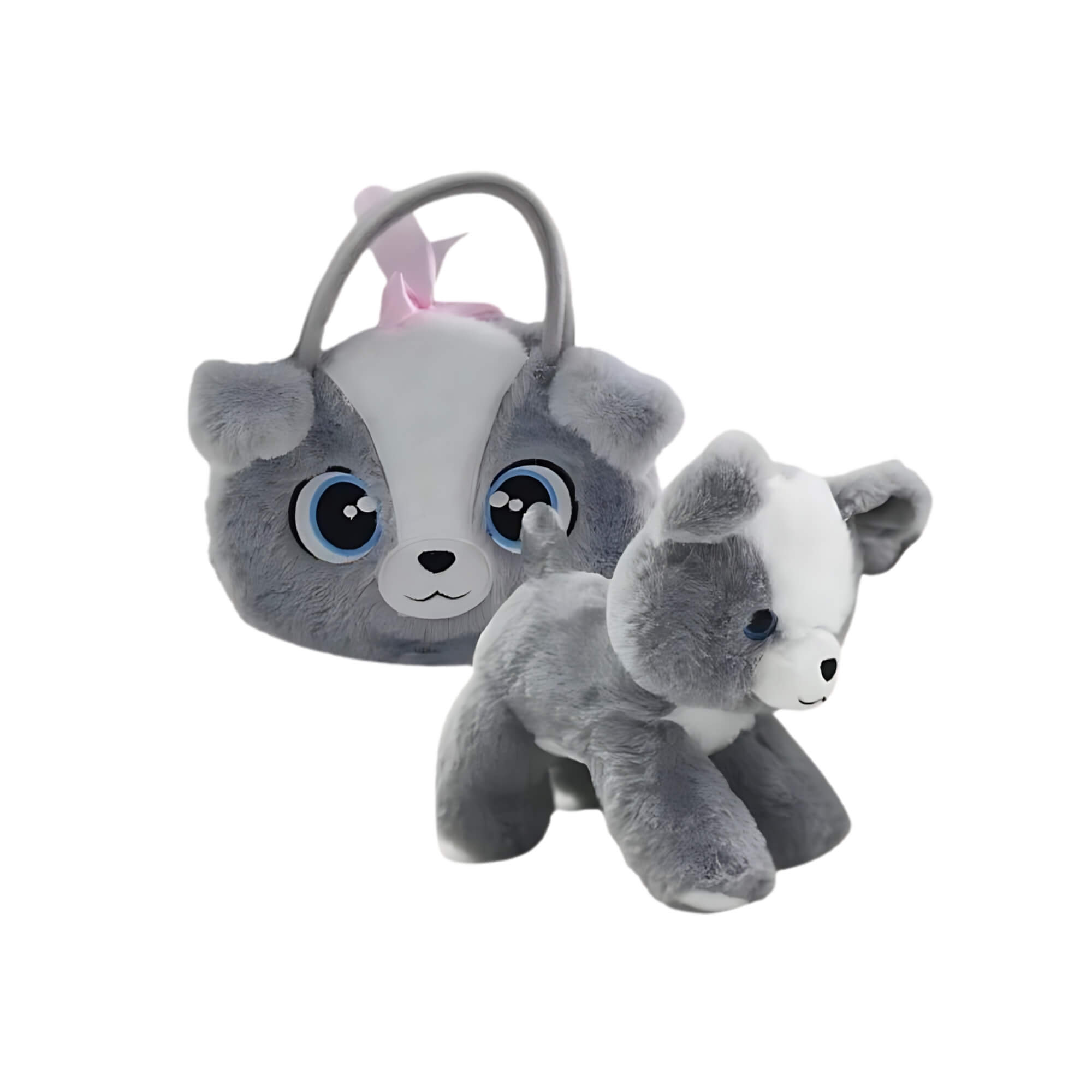 Bolsa de Pelúcia Unitário Cutie Handbags Deluxe - Multikids Modelo:Cachorro