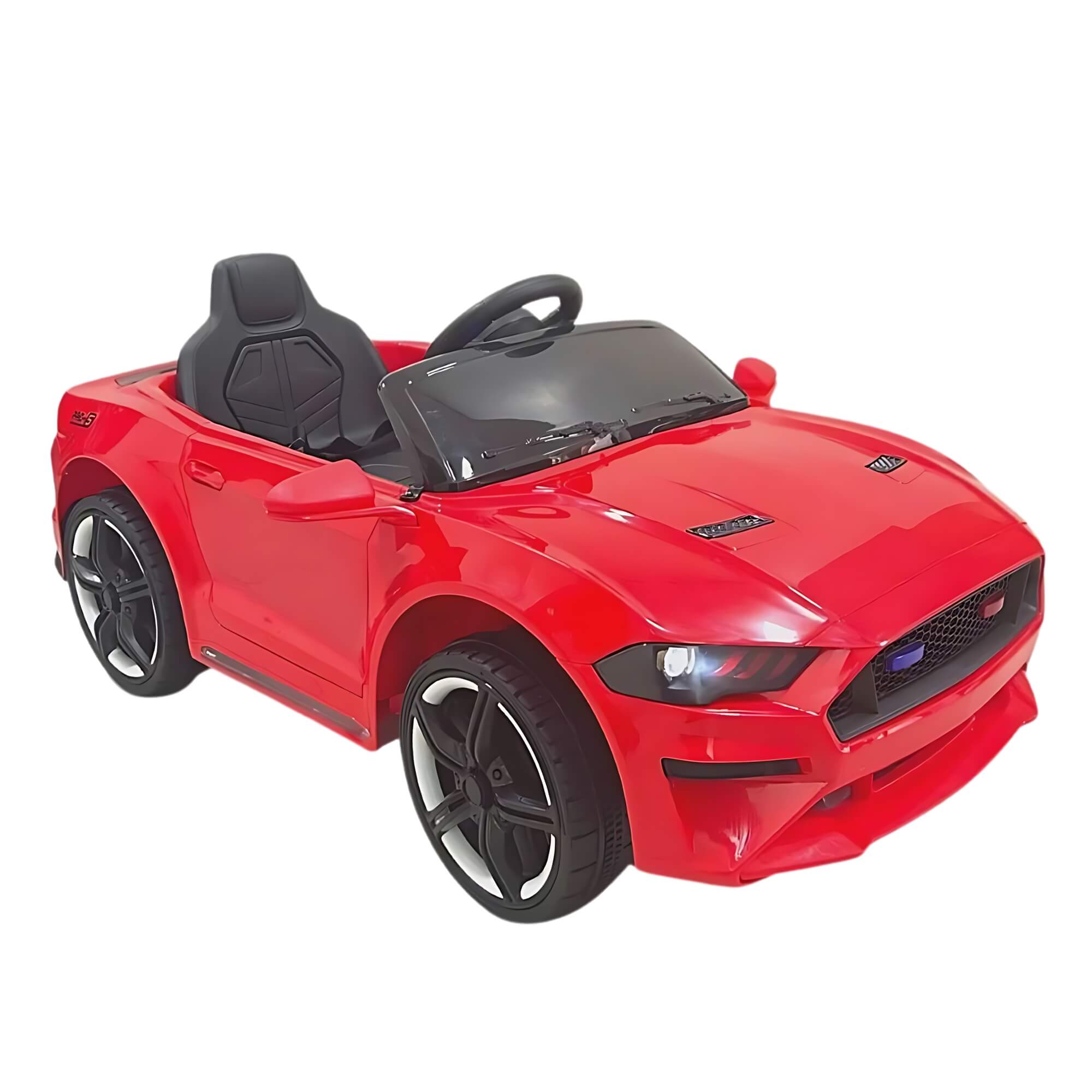 Carrinho Elétrico Vermelho Bateria 6v Recarregavel com Luz e Som ImportWay - BW240VM