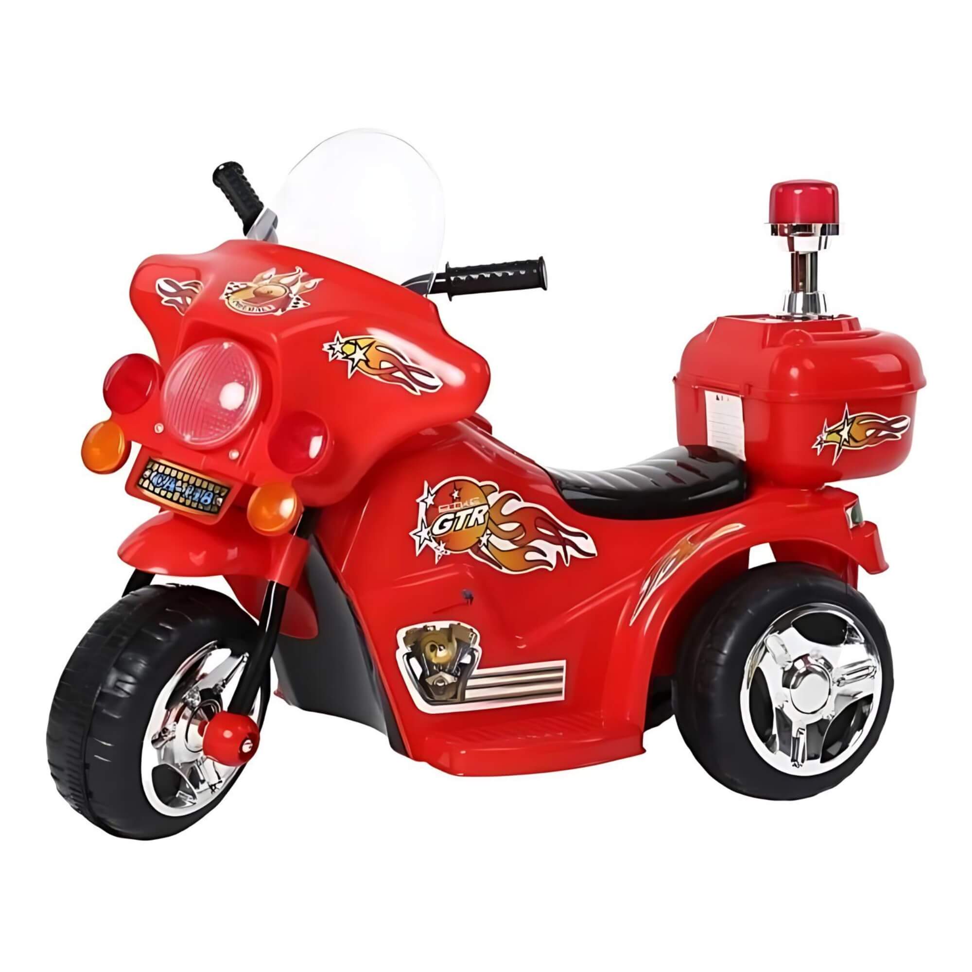 Motocicleta Mini Moto Elétrica Infantil Recarregável com Som Vermelho ImportWay - BW006VM