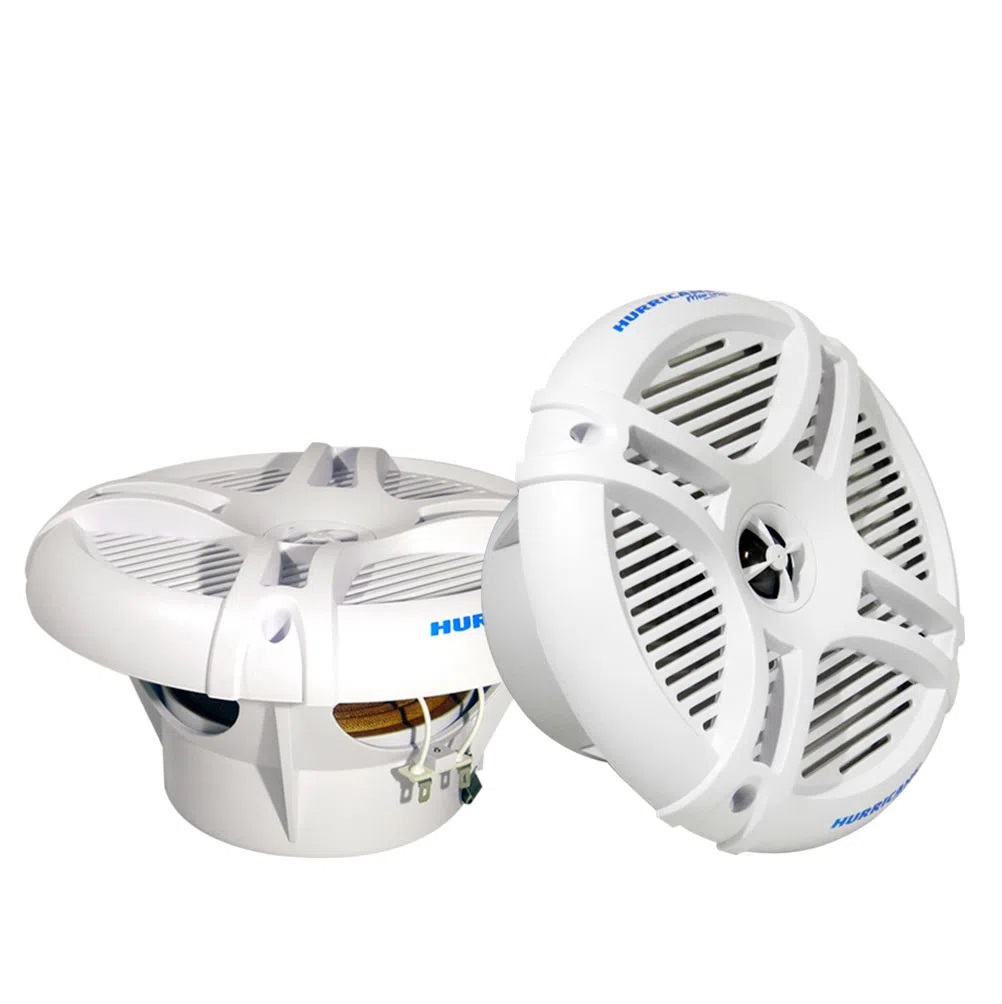 COMP Kit 6 Pares De Alto Falantes Náutico Marinizado MR 8.2 Hurricane Coaxial
