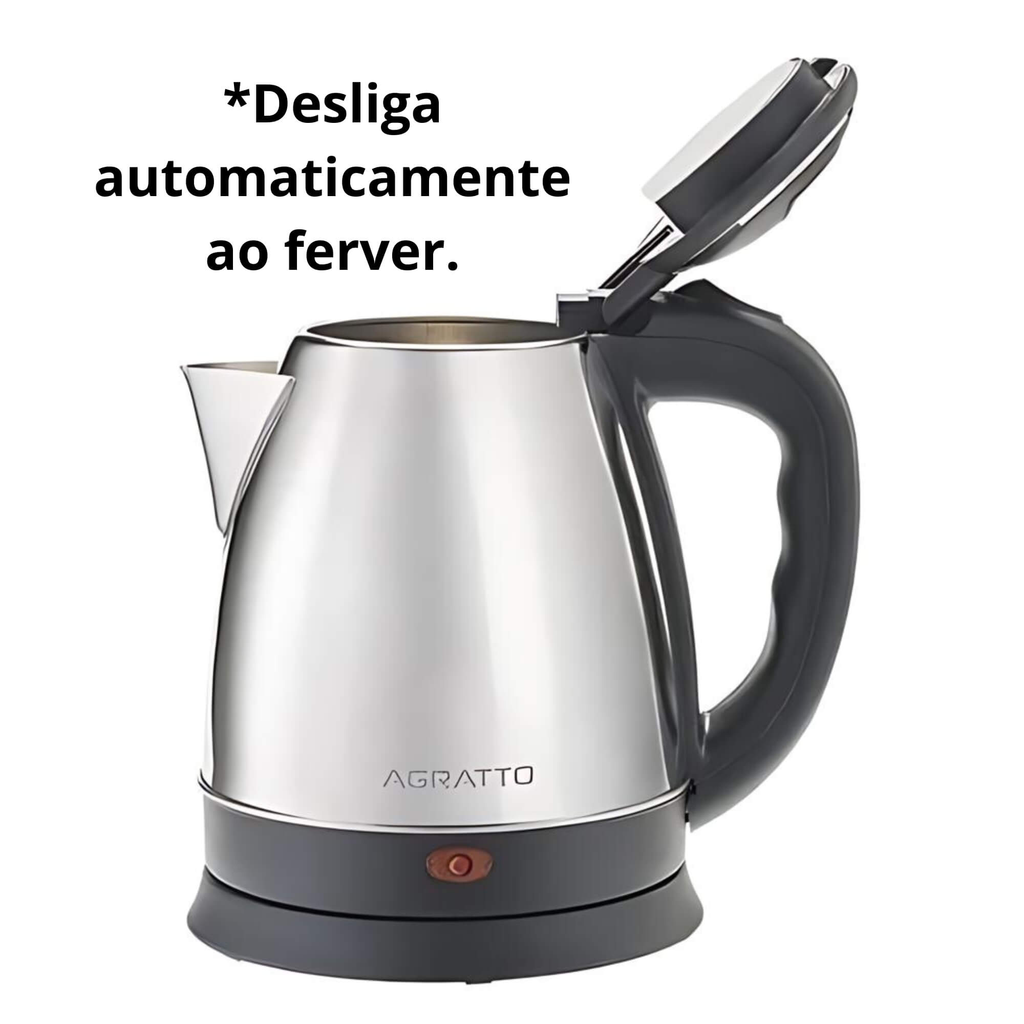 Chaleira Elétrica 1,8L 127v Inox CE-01 Agratto - 783