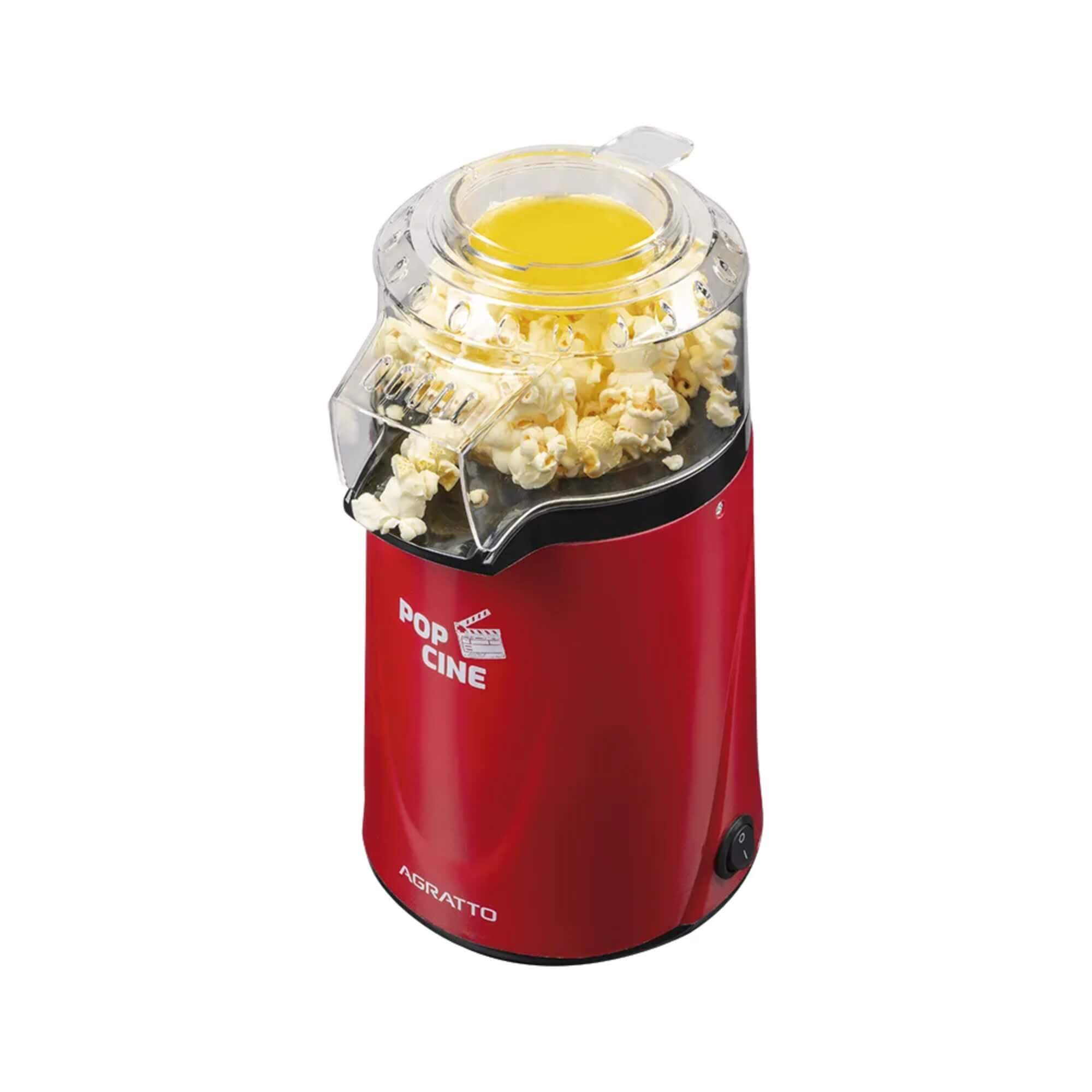 Pipoqueira Pop Cine com Dosador 1200W Vermelho 127V Agratto PP - 9393